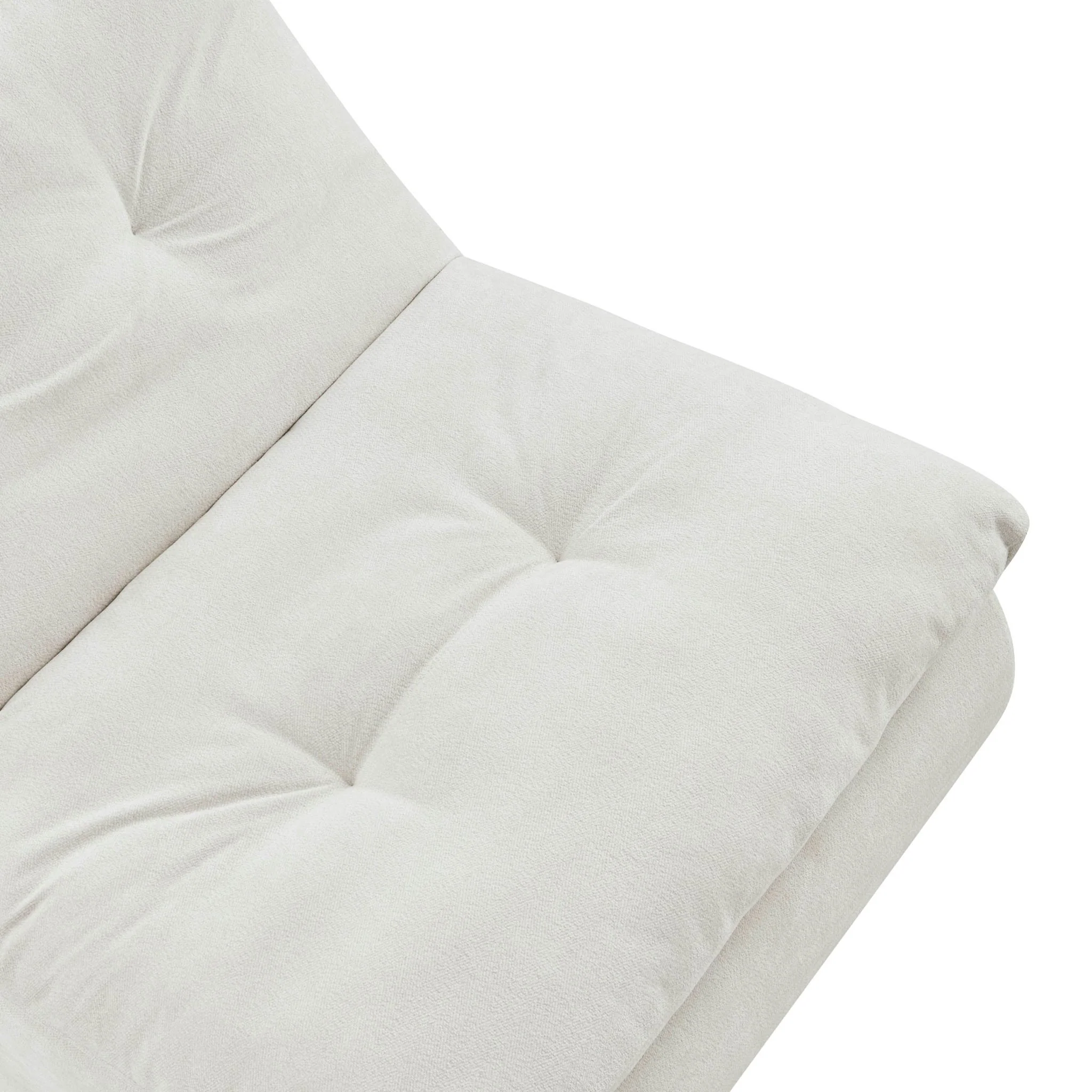 Immy Relaxed Accent Chair - Chenille Ivory - Image 6