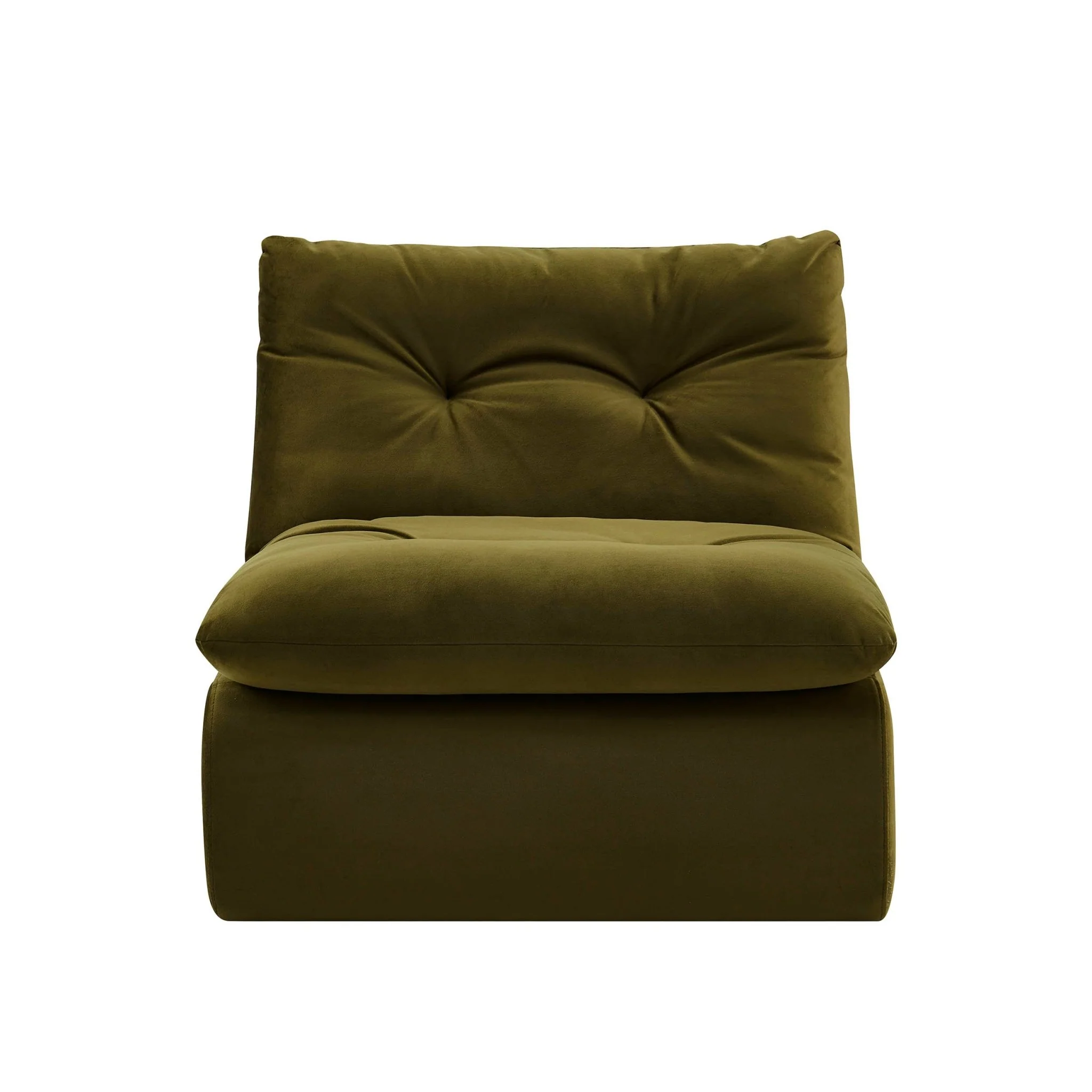 Immy Relaxed Accent Chair - Rich Green - Image 2