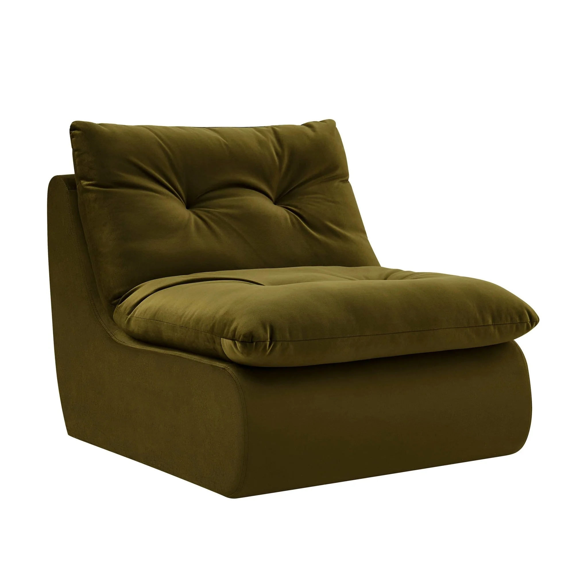 Immy Relaxed Accent Chair - Rich Green - Image 3