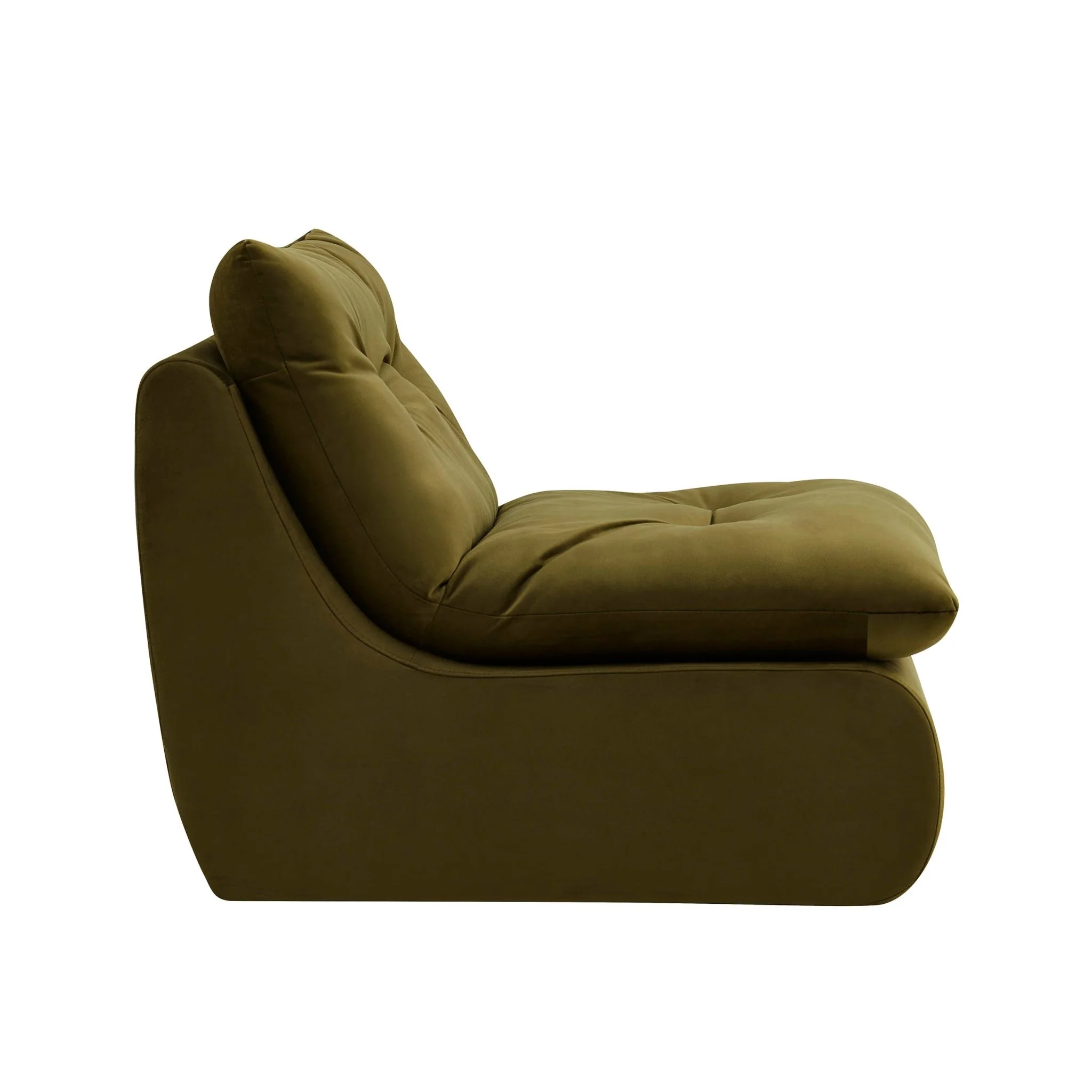 Immy Relaxed Accent Chair - Rich Green - Image 4