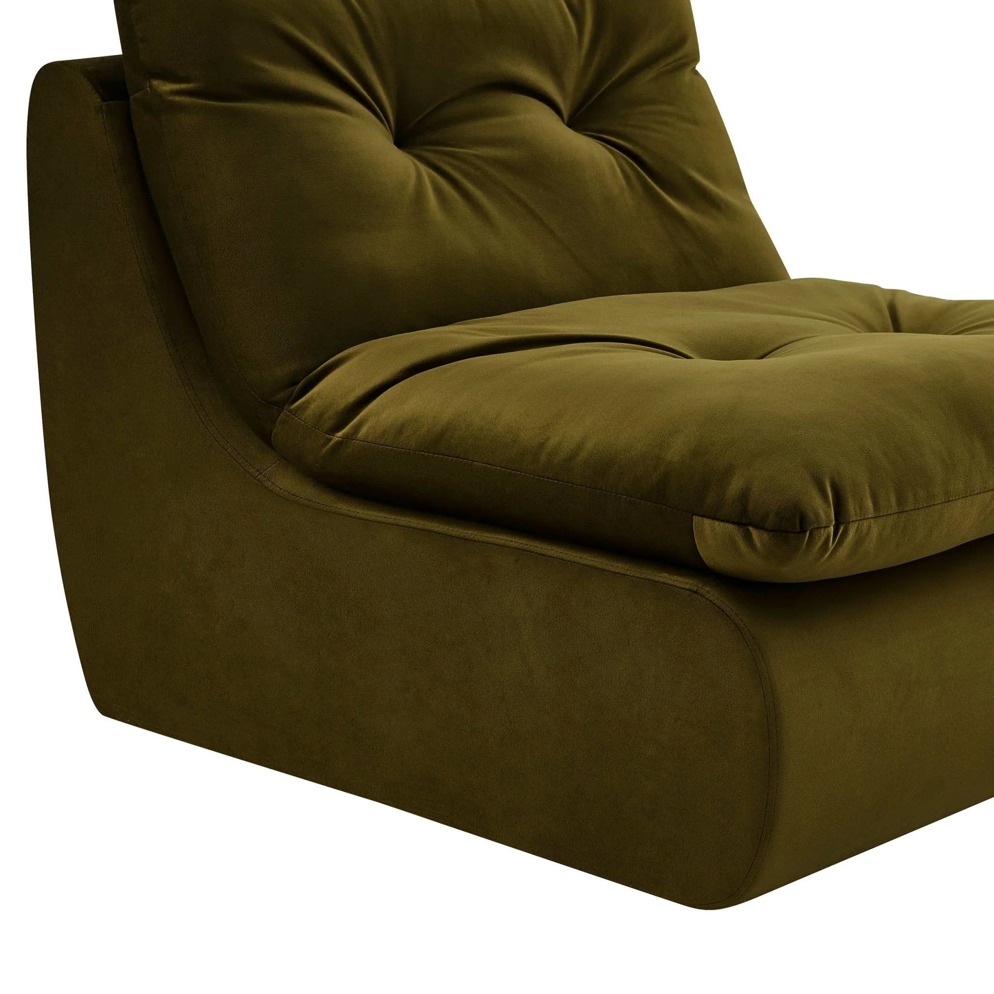 Immy Relaxed Accent Chair - Rich Green - Image 6
