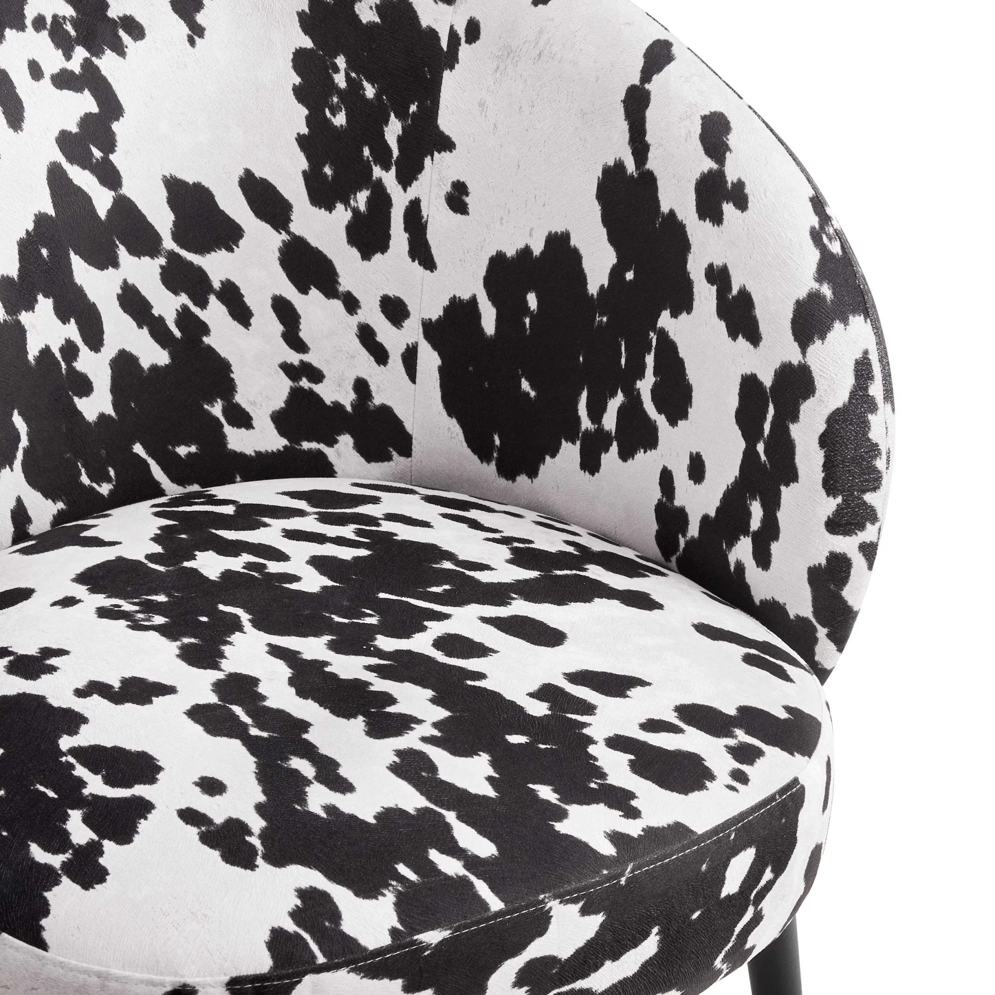 Indy Accent Chair - Cow Print - Image 5