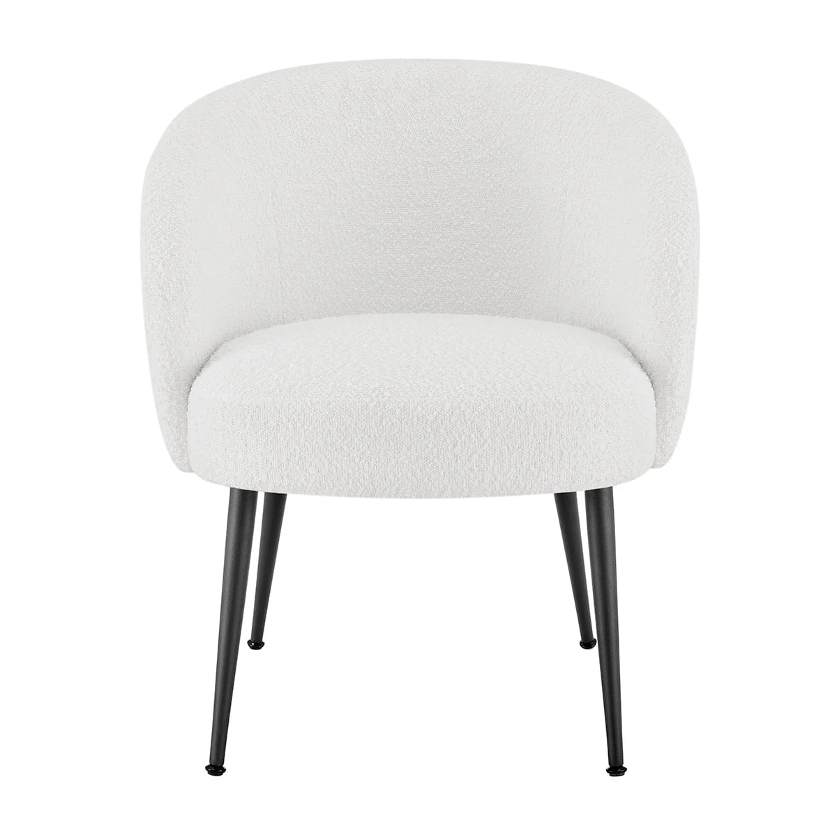 Indy Bouclé Accent Chair - Off White - Image 2