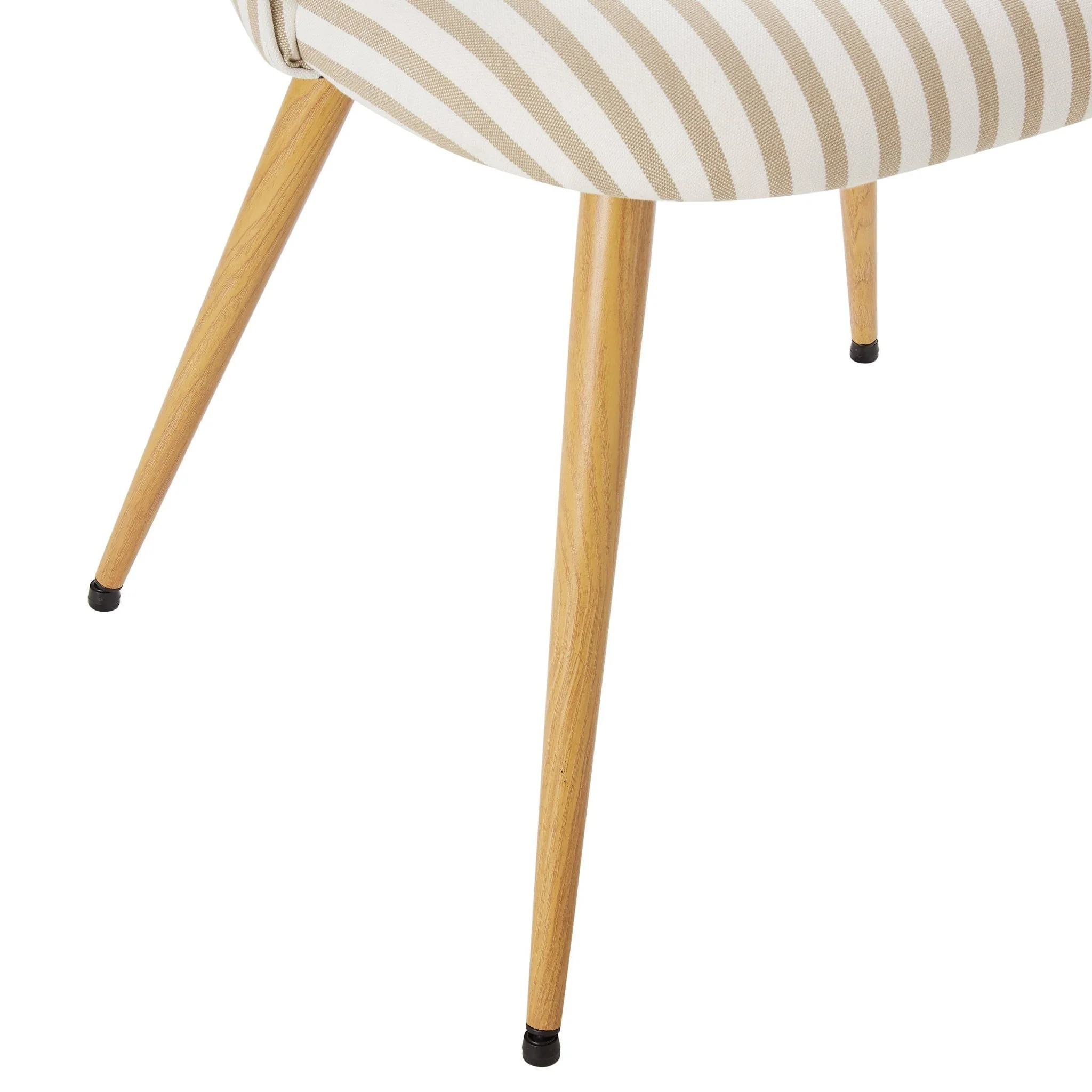 Iris Set of 2 Dining Chairs - Natural Stripe - Image 7