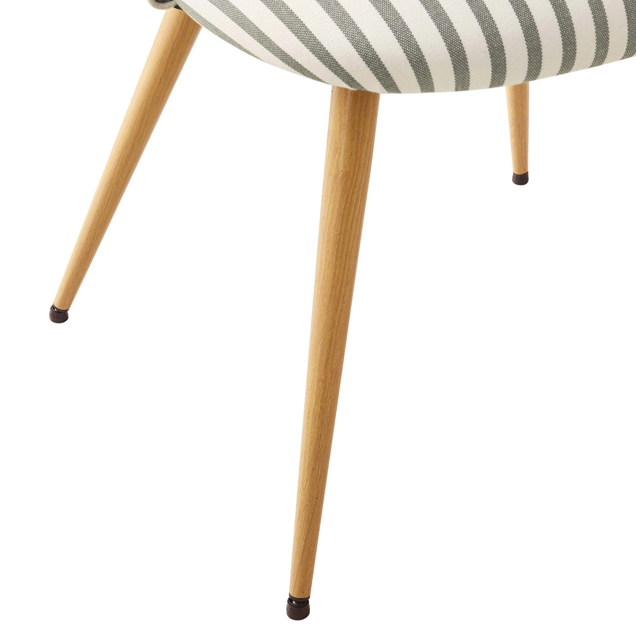 Iris Set of 2 Dining Chairs - Sage Stripe - Image 7