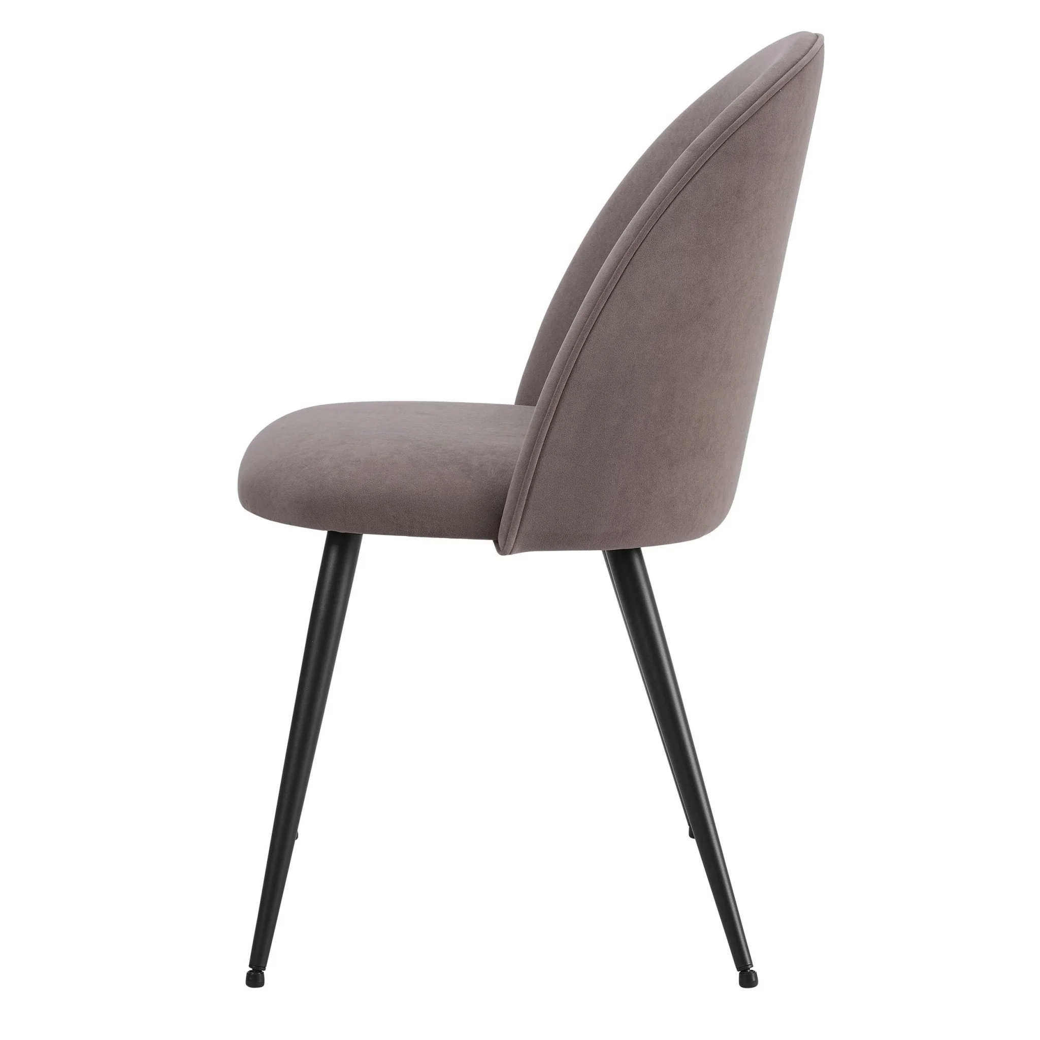 Iris Set of 2 Dining Chairs - Taupe - Image 4