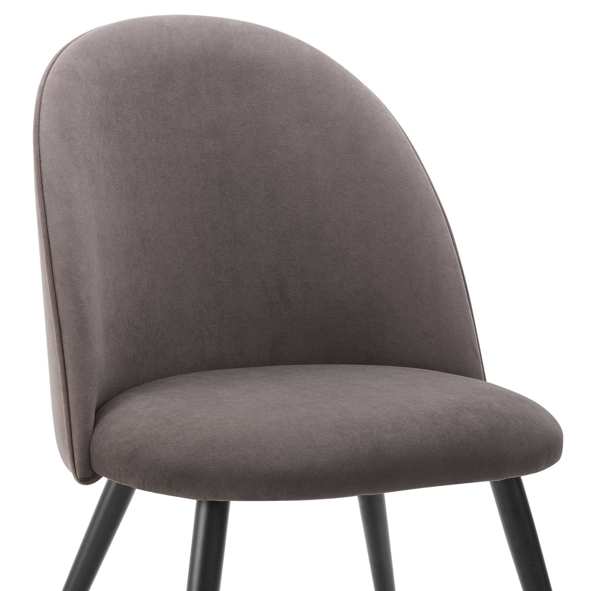 Iris Set of 2 Dining Chairs - Taupe - Image 5