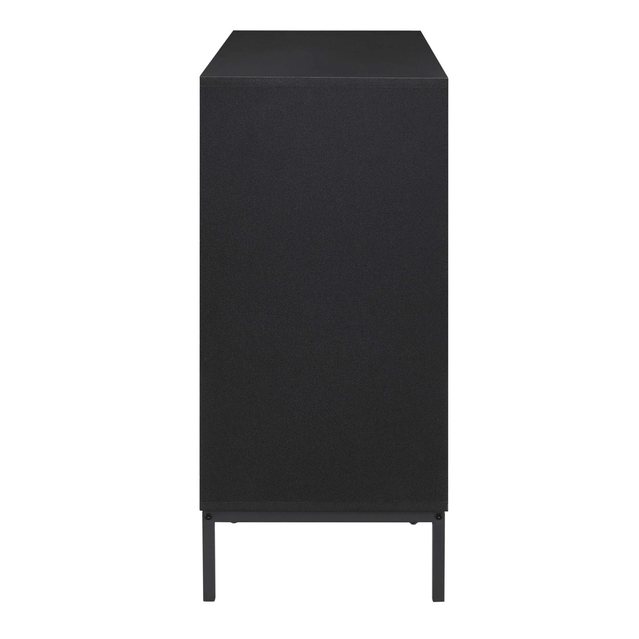 Isabella 3 Door Sideboard - Black - Image 5