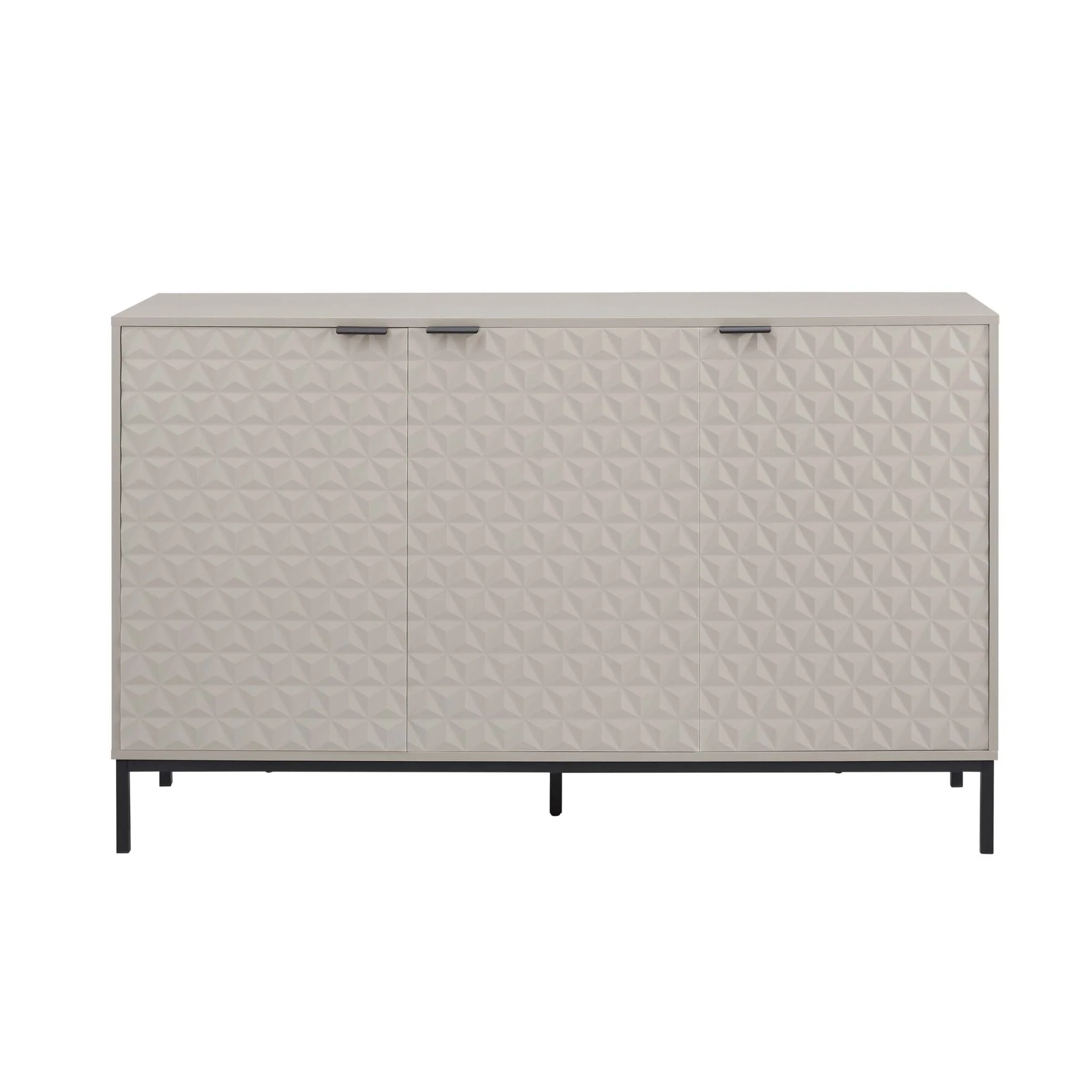 Isabella 3 Door Sideboard - Taupe - Image 2