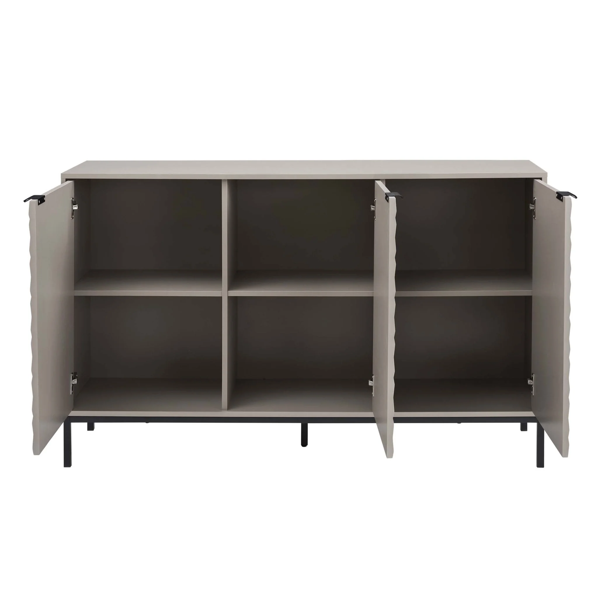 Isabella 3 Door Sideboard - Taupe - Image 3