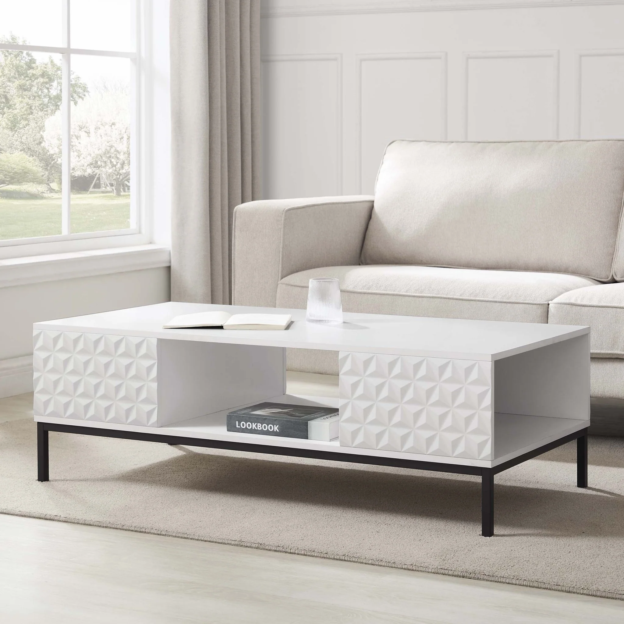 Isabella Coffee Table - White