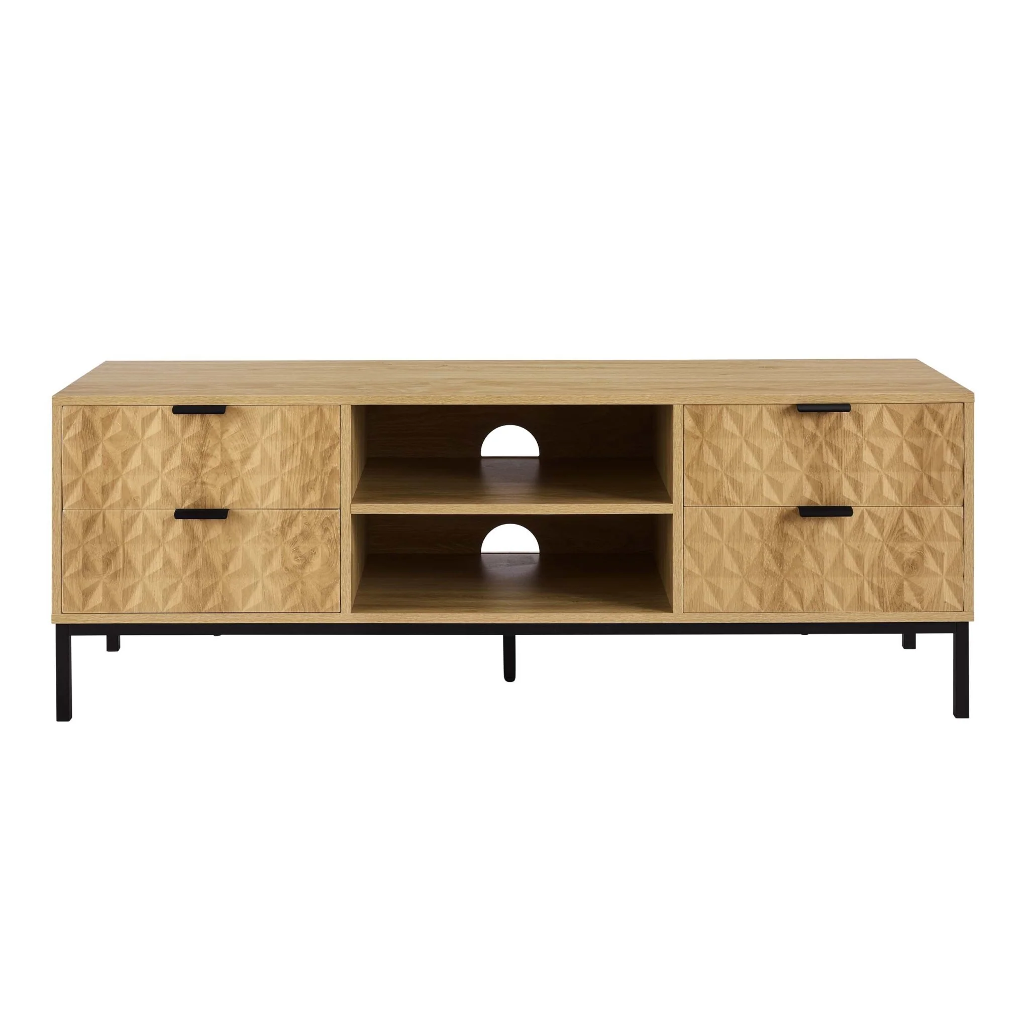 Isabella TV Unit for TVs up to 60"- Light Wood - Image 2