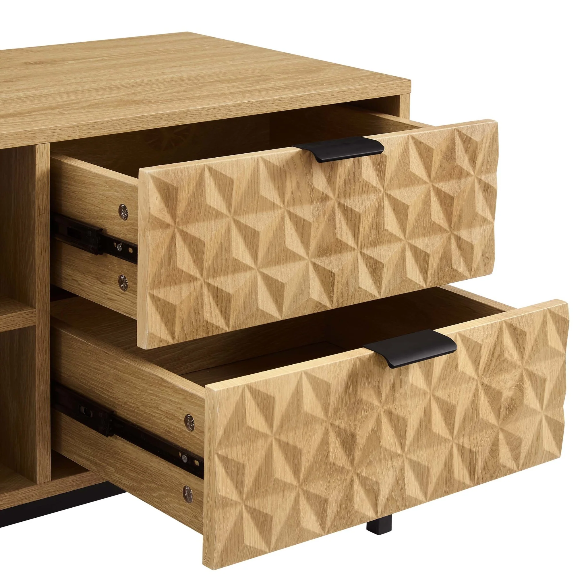 Isabella TV Unit for TVs up to 60"- Light Wood - Image 7