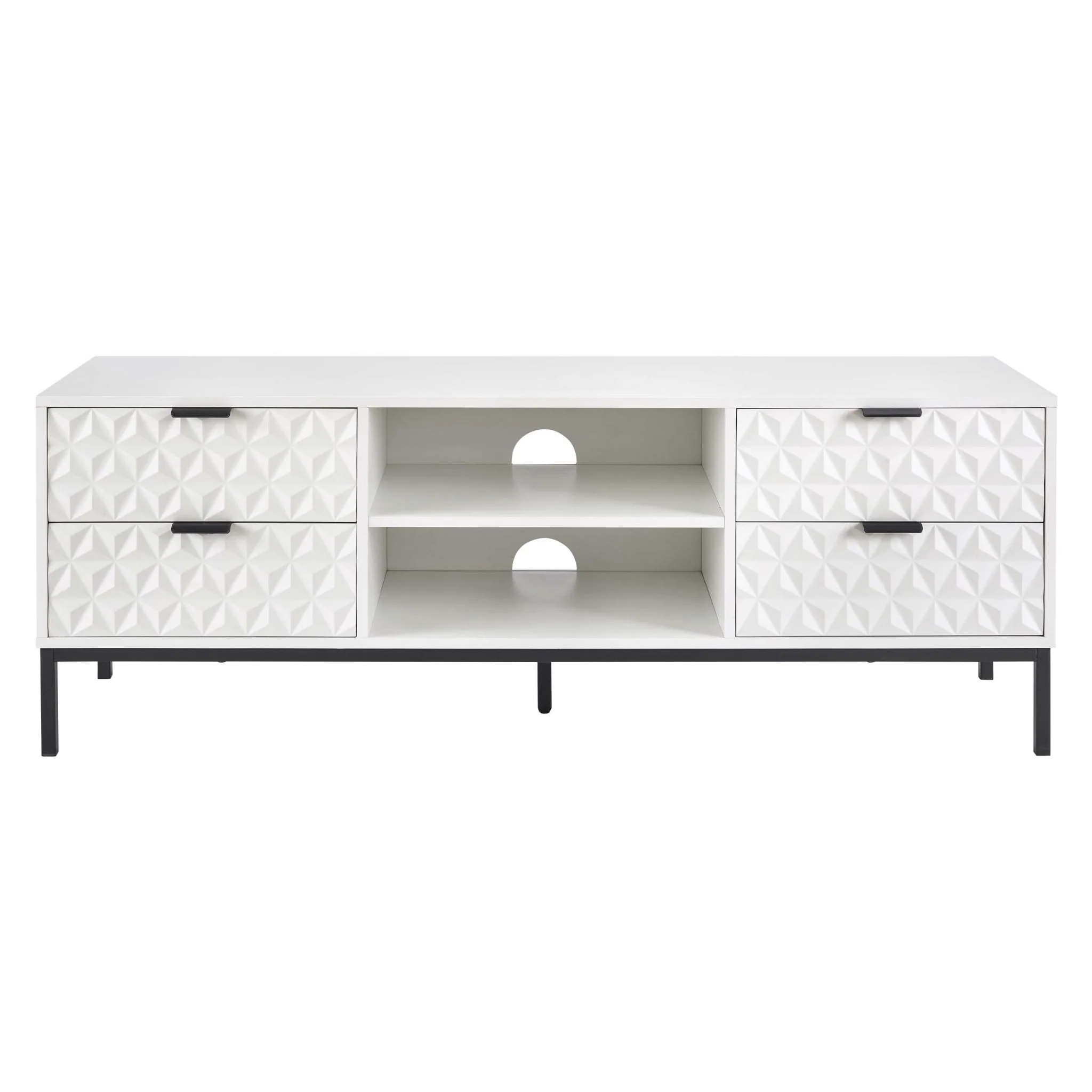 Isabella TV Unit for TVs up to 60"- White - Image 2