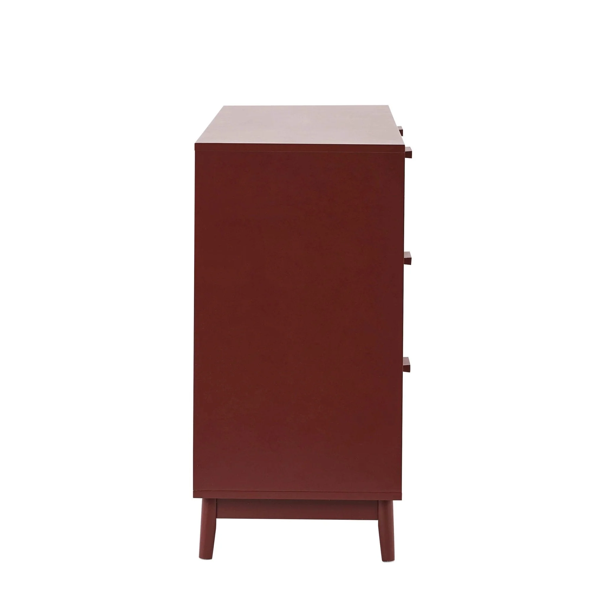 Isla 6 Drawer Chest - Burnt Red - Image 4