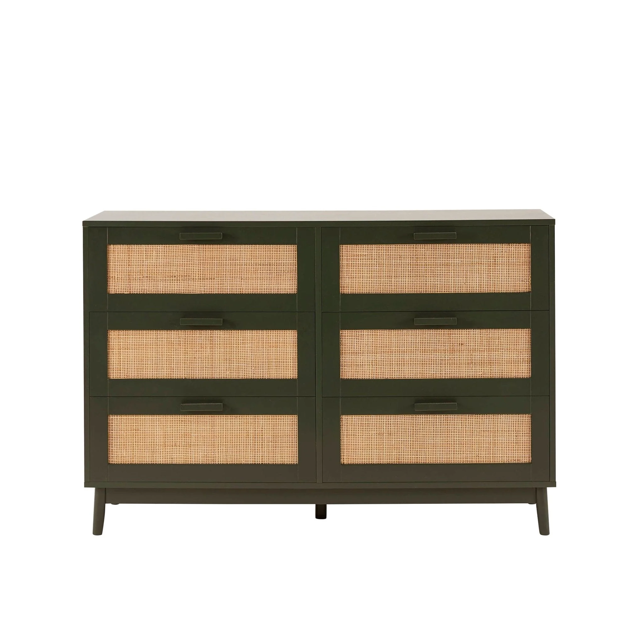 Isla 6 Drawer Chest - Forest Green - Image 4