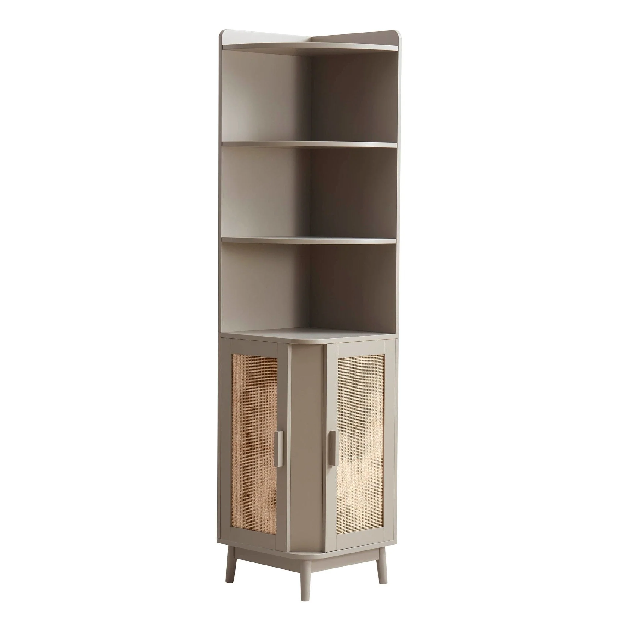 Isla Corner Storage Unit - Taupe - Image 4