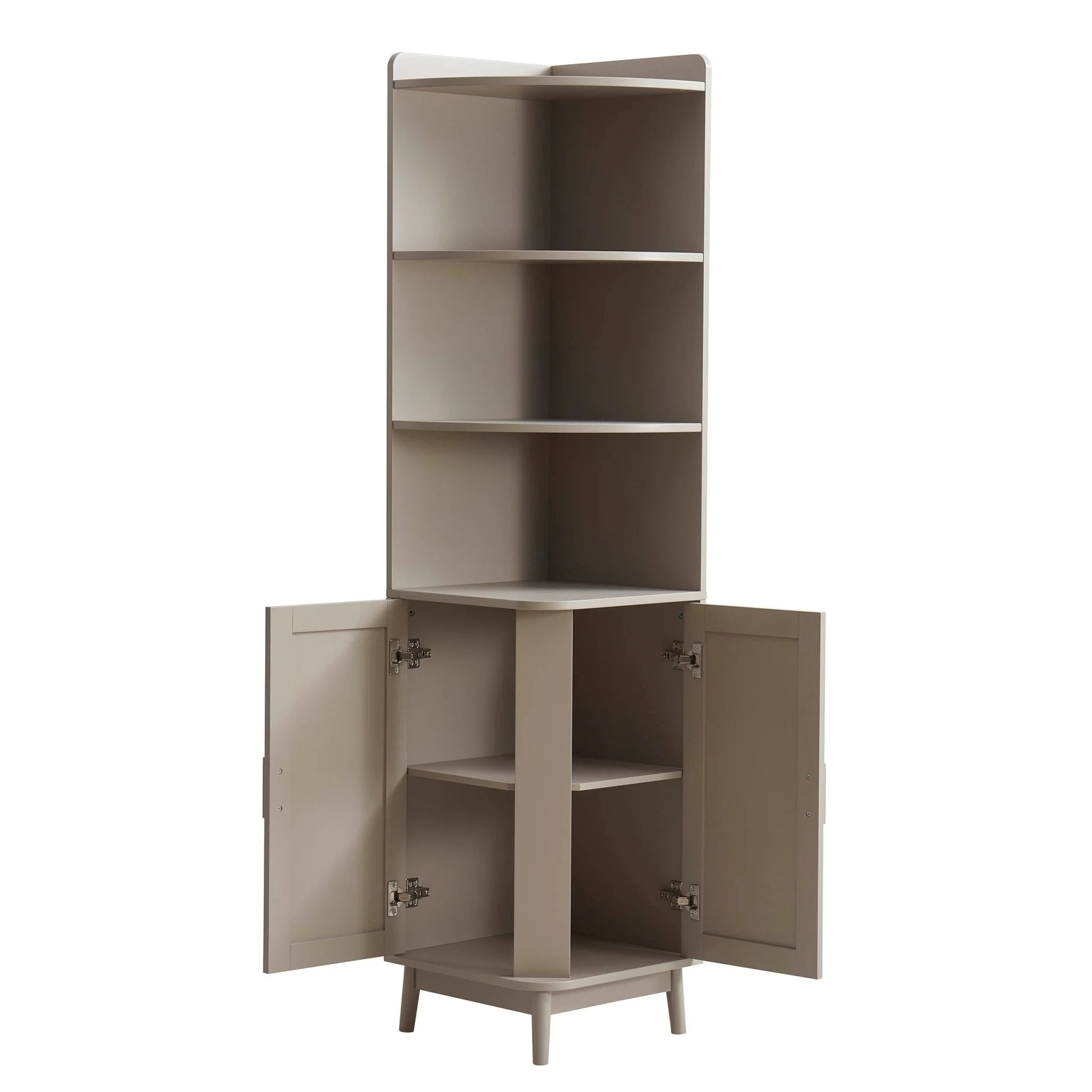 Isla Corner Storage Unit - Taupe - Image 6