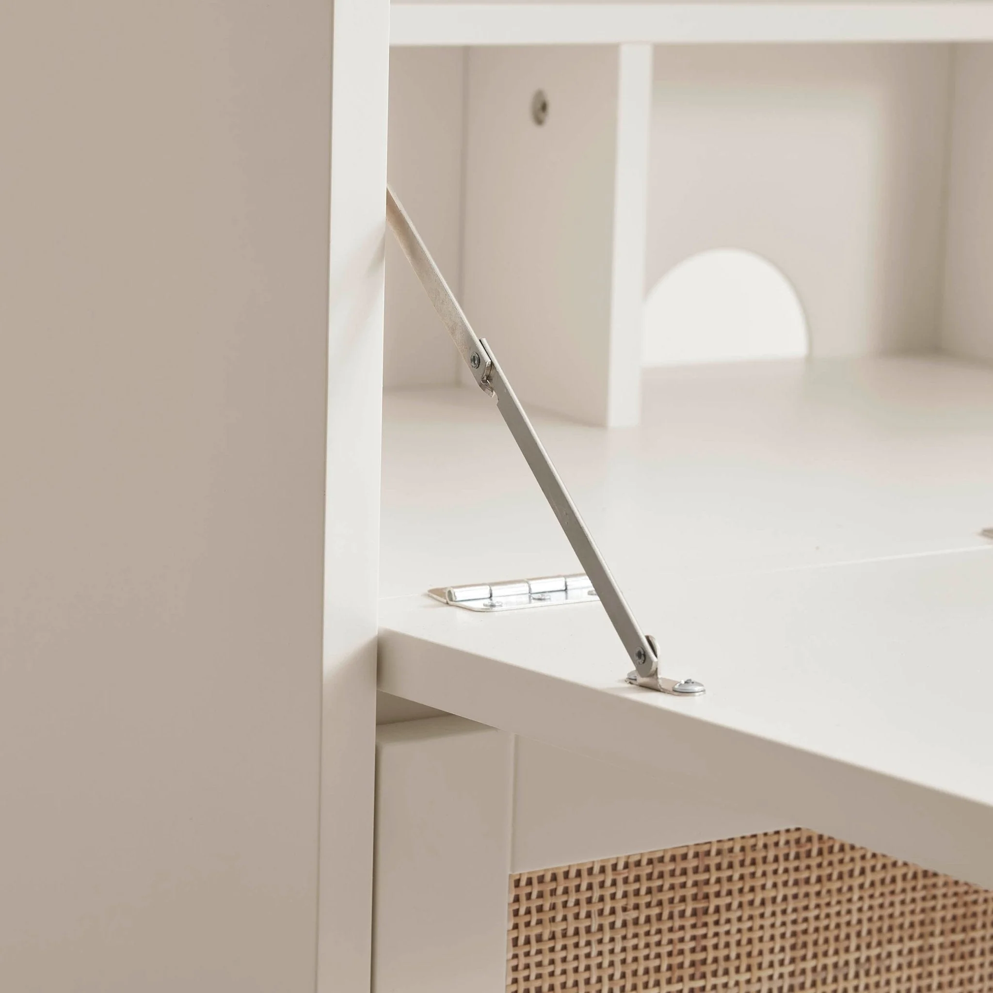 Isla Hideaway Desk - Cream - Image 7