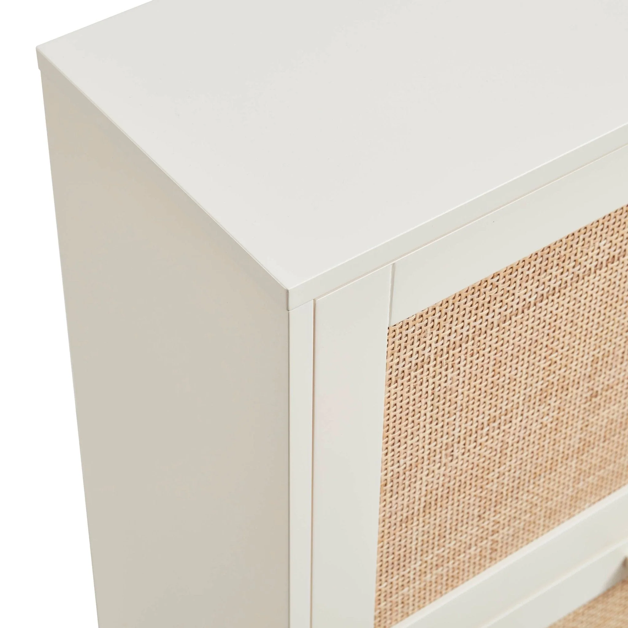 Isla Shoe Cabinet - Cream - Image 4