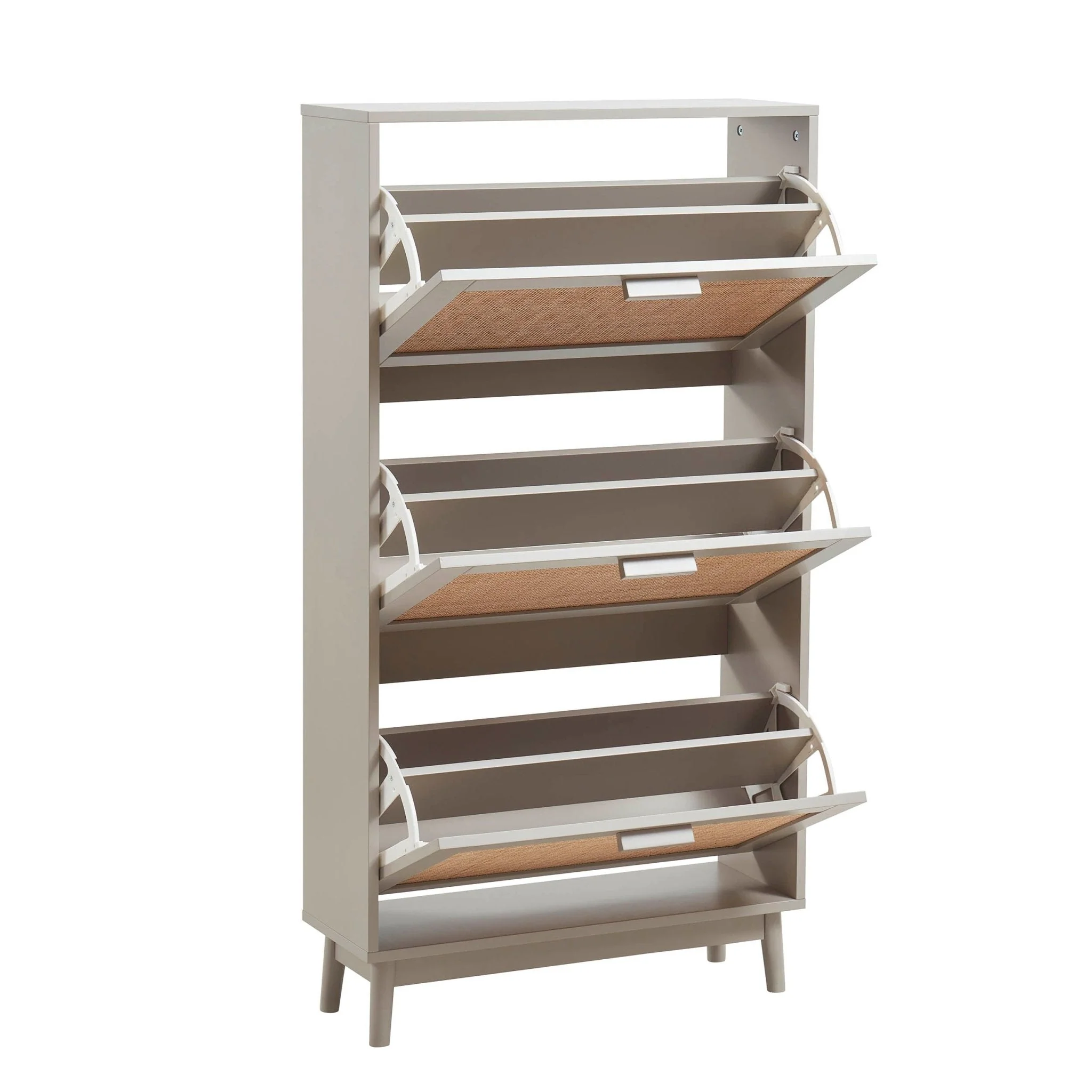 Isla Shoe Cabinet - Taupe - Image 3