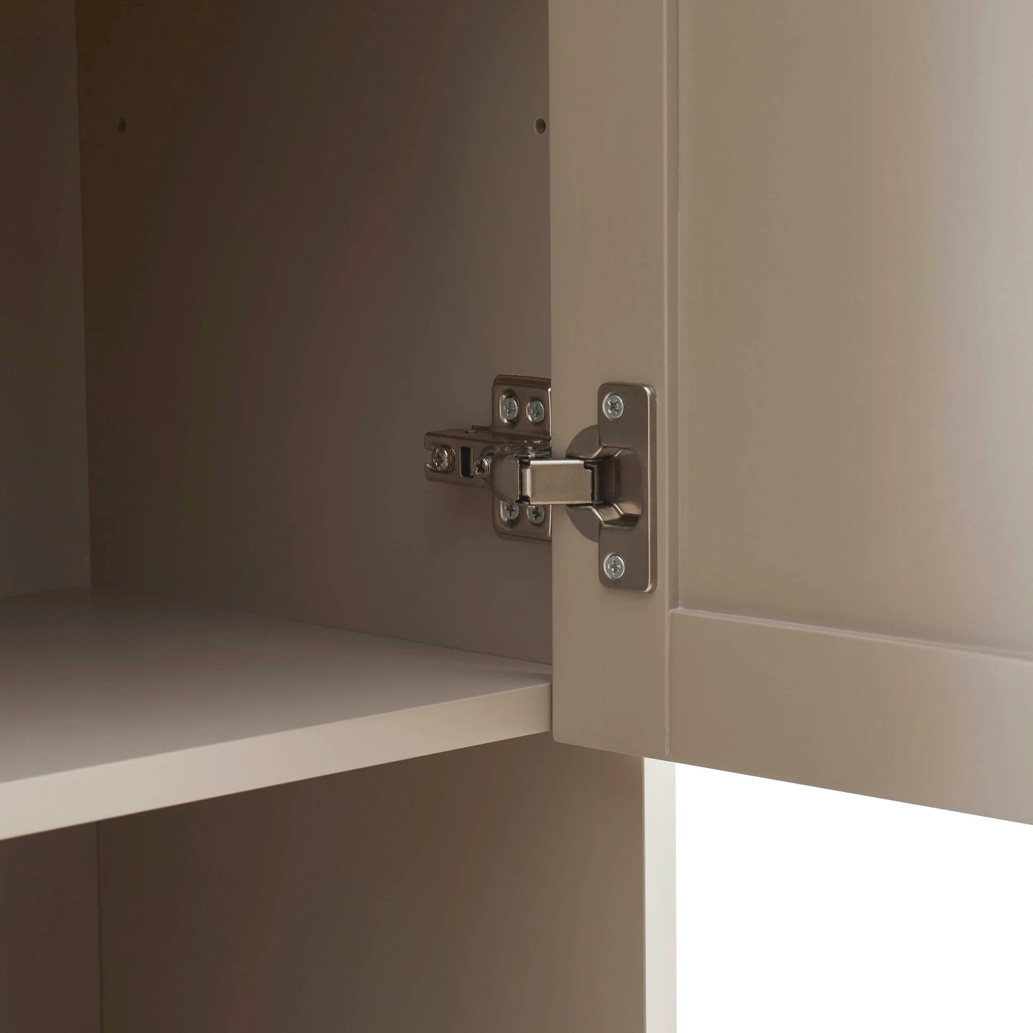 Isla Tall Storage Unit - Taupe - Image 5
