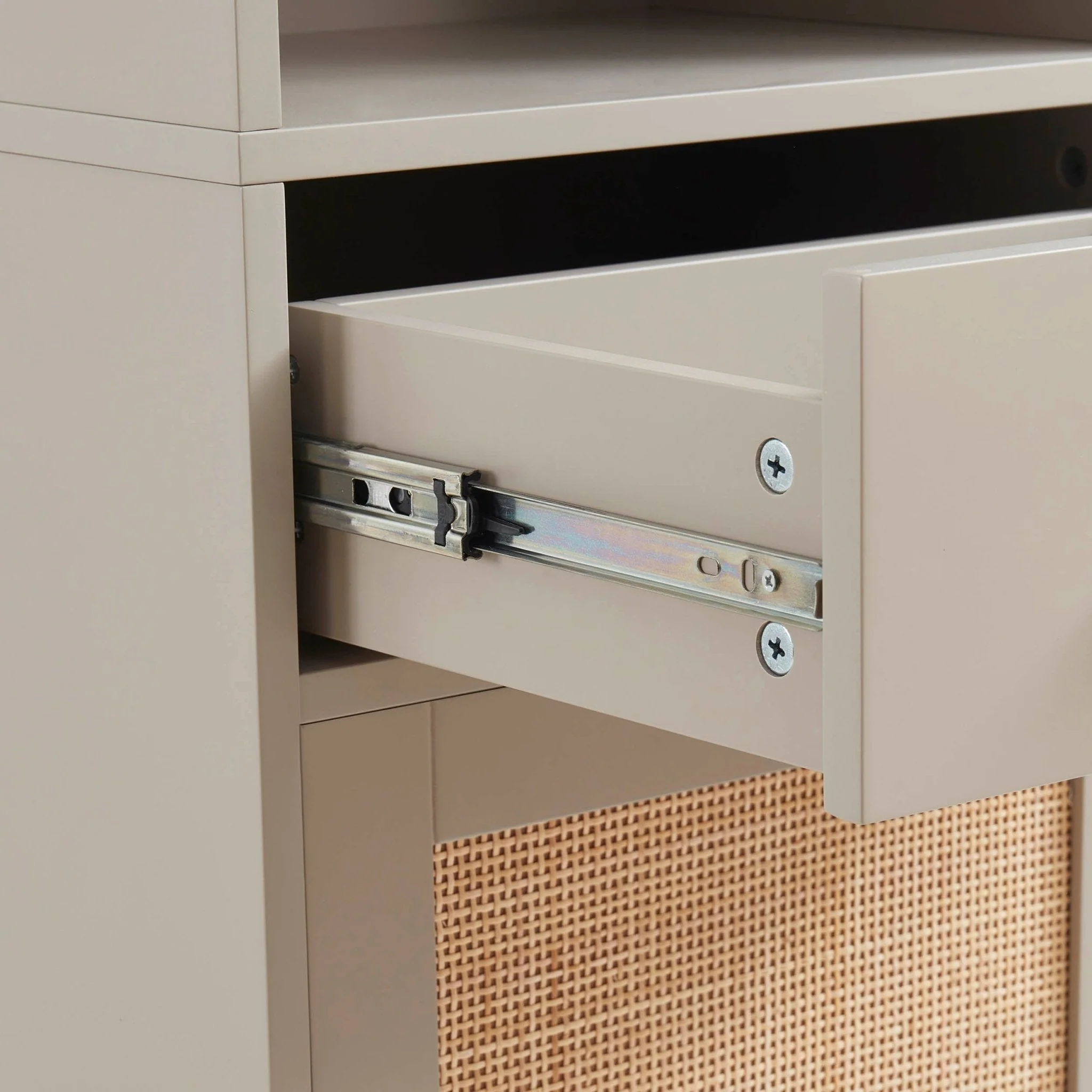 Isla Tall Storage Unit - Taupe - Image 6