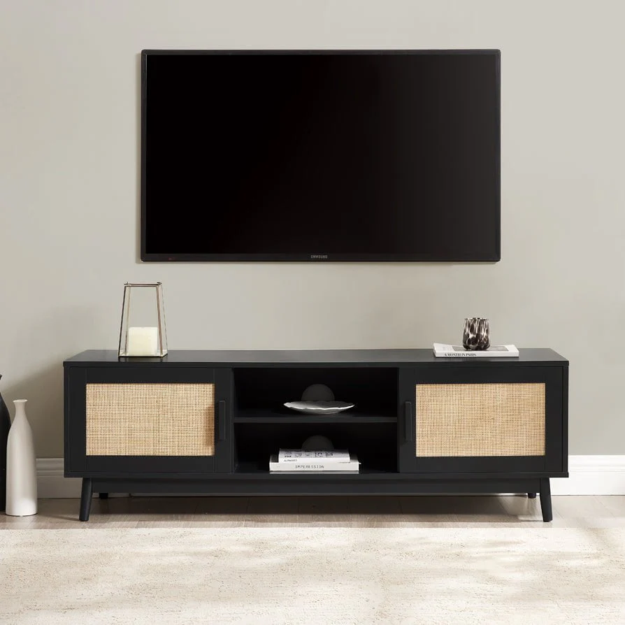 Isla TV Unit for TVs up to 60"- Black - Image 3