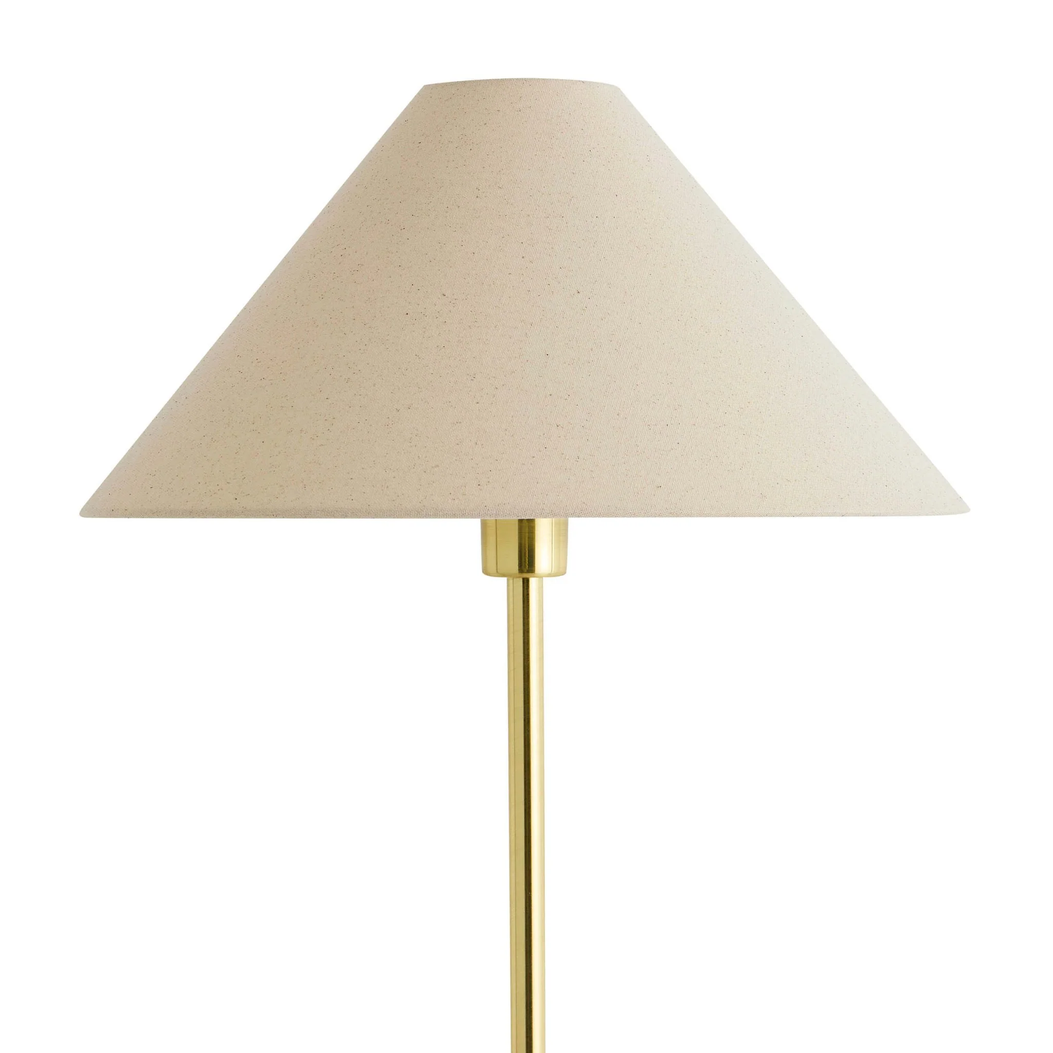 Ivy Marble Effect Floor Lamp - Satin Brass - Image 4