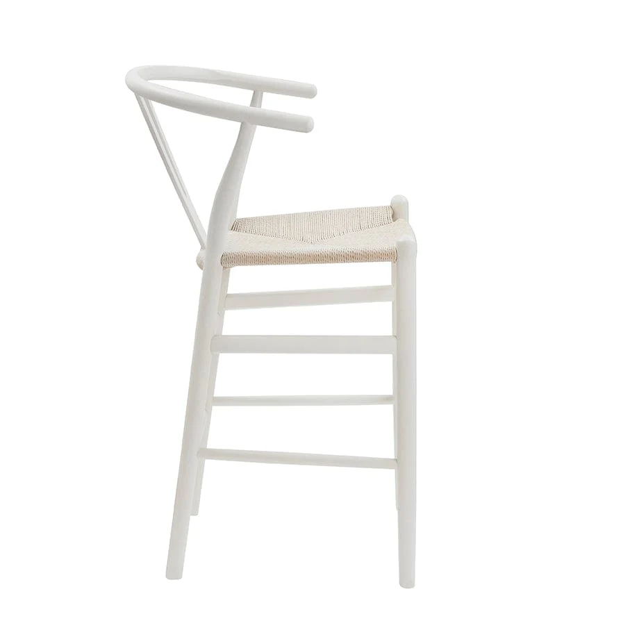 Jade Set of 2 Barstools - Light Beige/Natural - Image 4