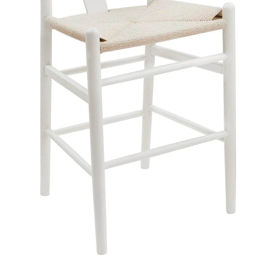 Jade Set of 2 Barstools - Light Beige/Natural - Image 7