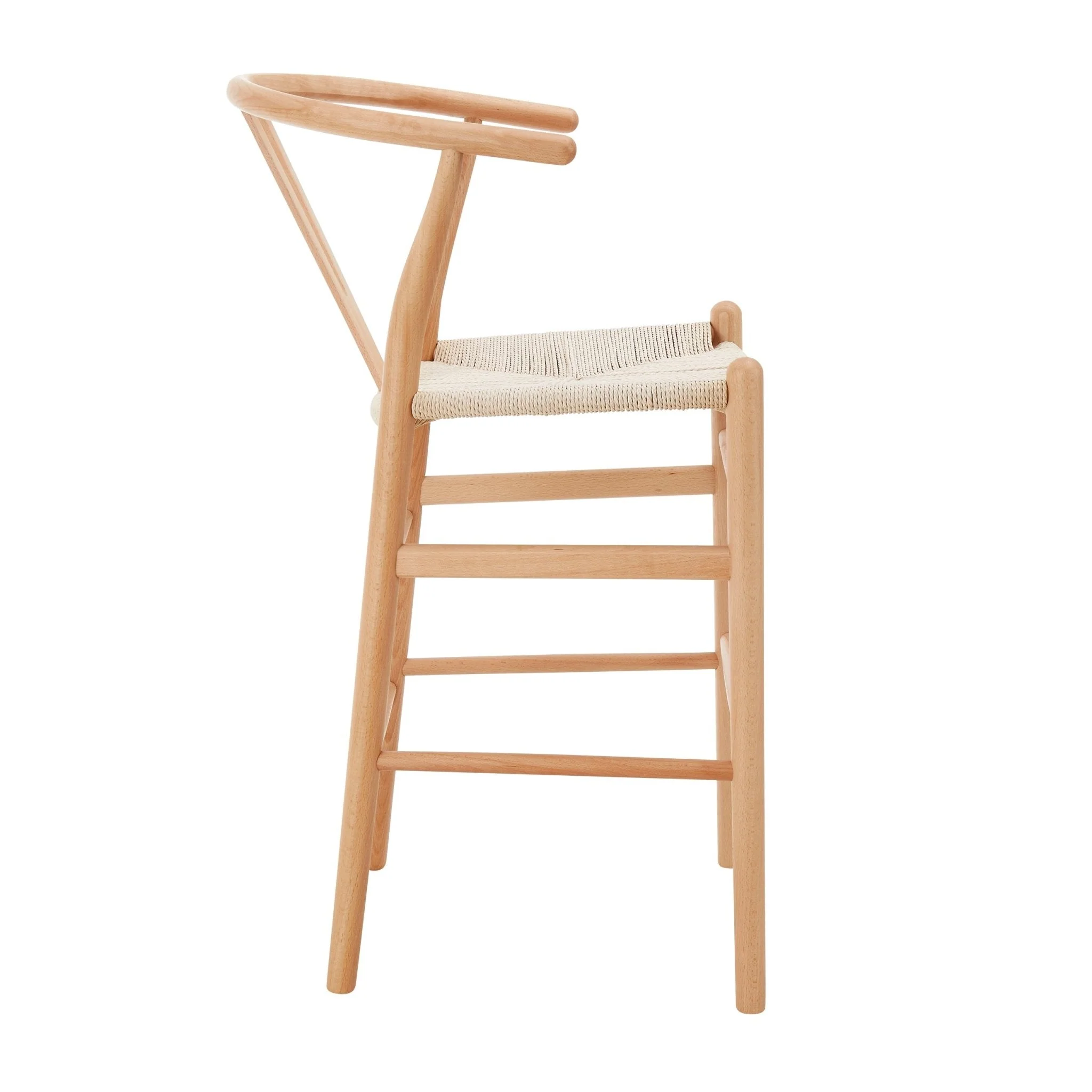 Jade Set of 2 Barstools - Natural/Wood - Image 5