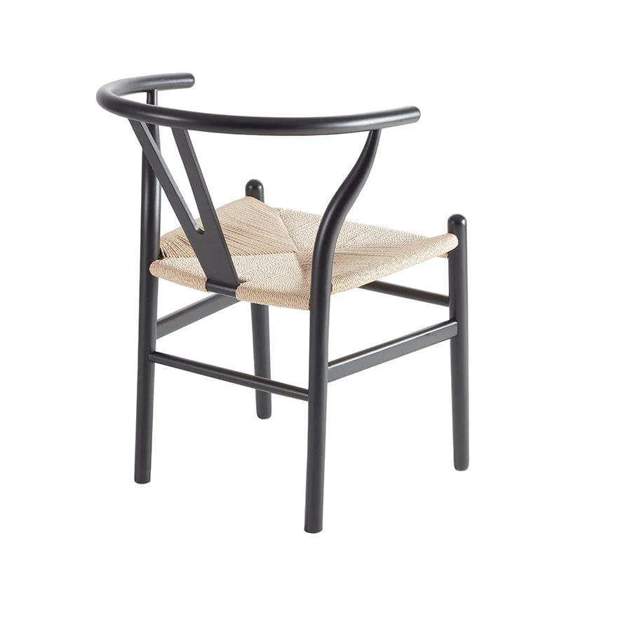 Jade Set Of 2 Dining Chairs - Black/Natural - Image 10