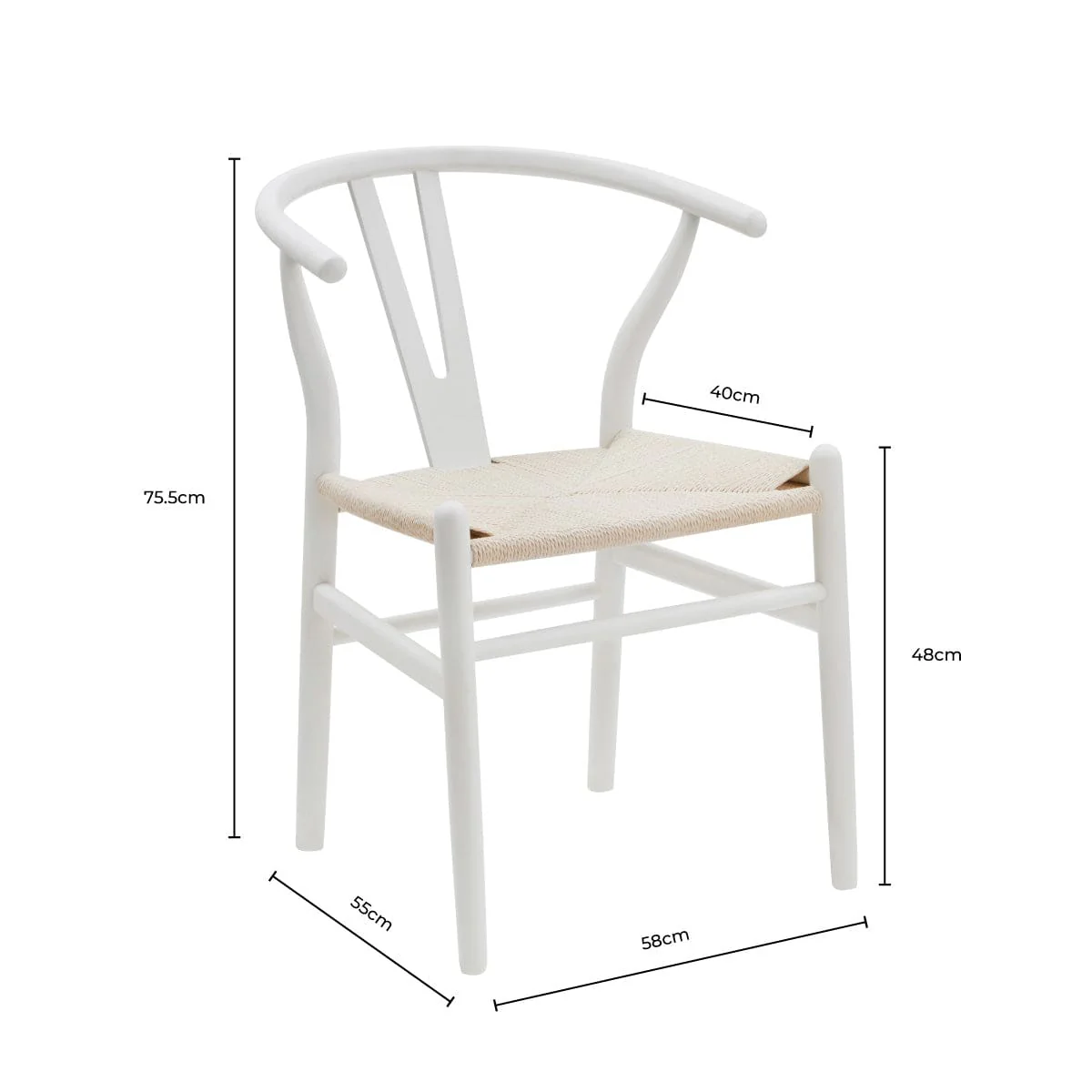 Jade Set Of 2 Dining Chairs - Light Beige/Natural - Image 8
