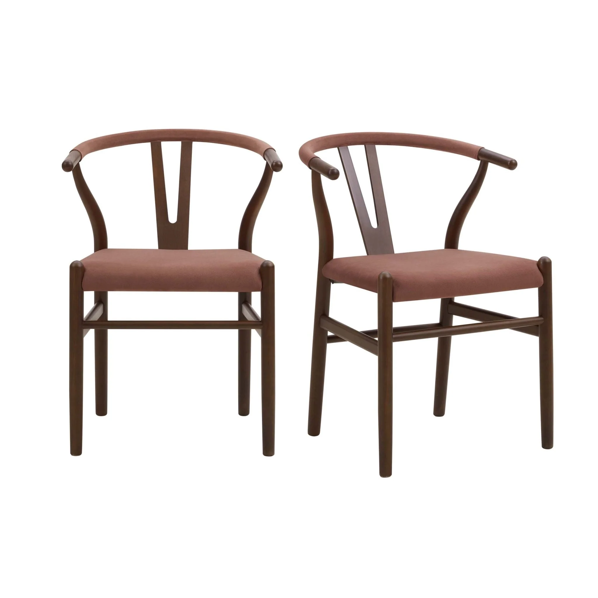 Jade Set of 2 Dining Chairs - Mauve - Image 2