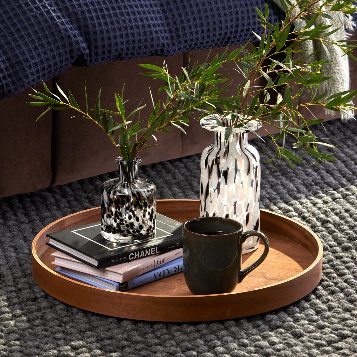 Jasmine Confetti Vase - Black/White - Image 3