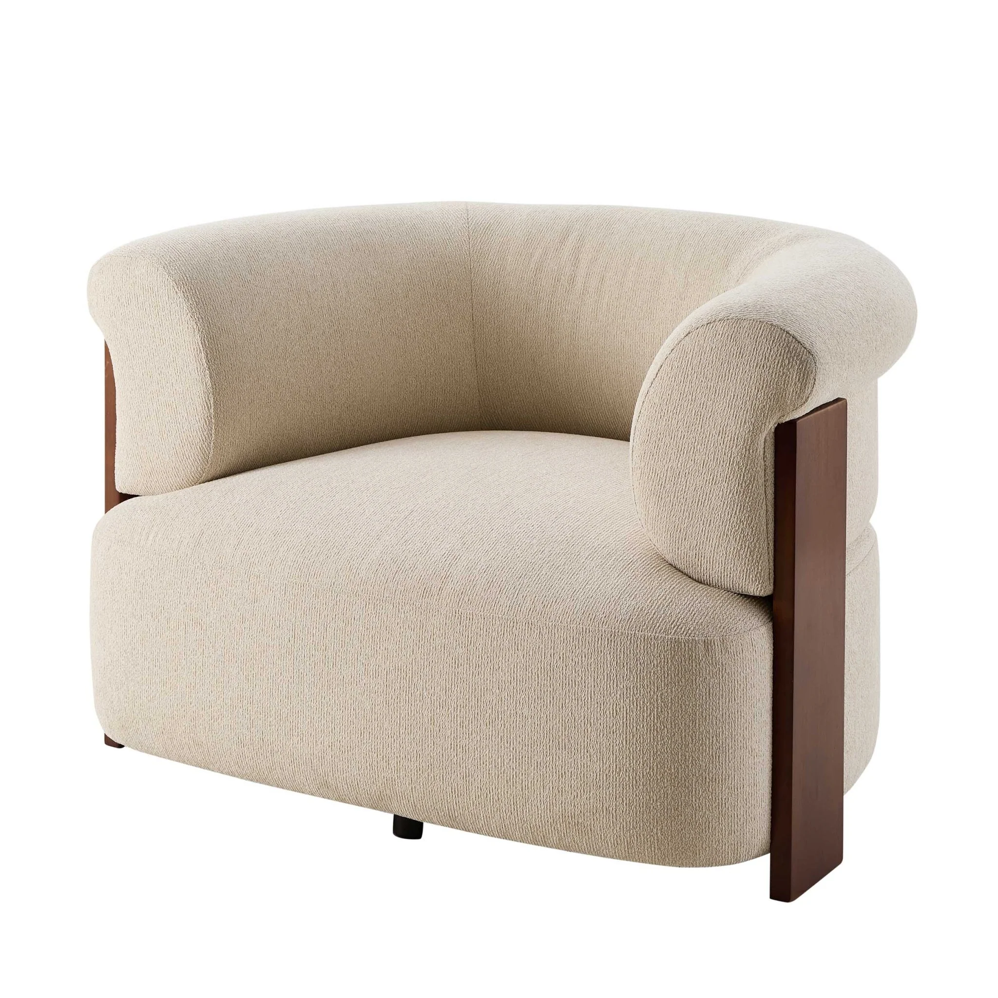 Jemima Accent Chair - Sand Boucle - Image 3