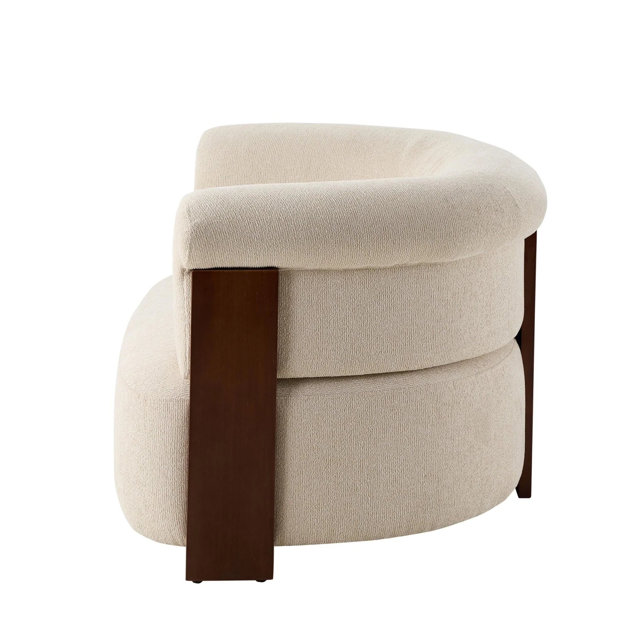 Jemima Accent Chair - Sand Boucle - Image 5