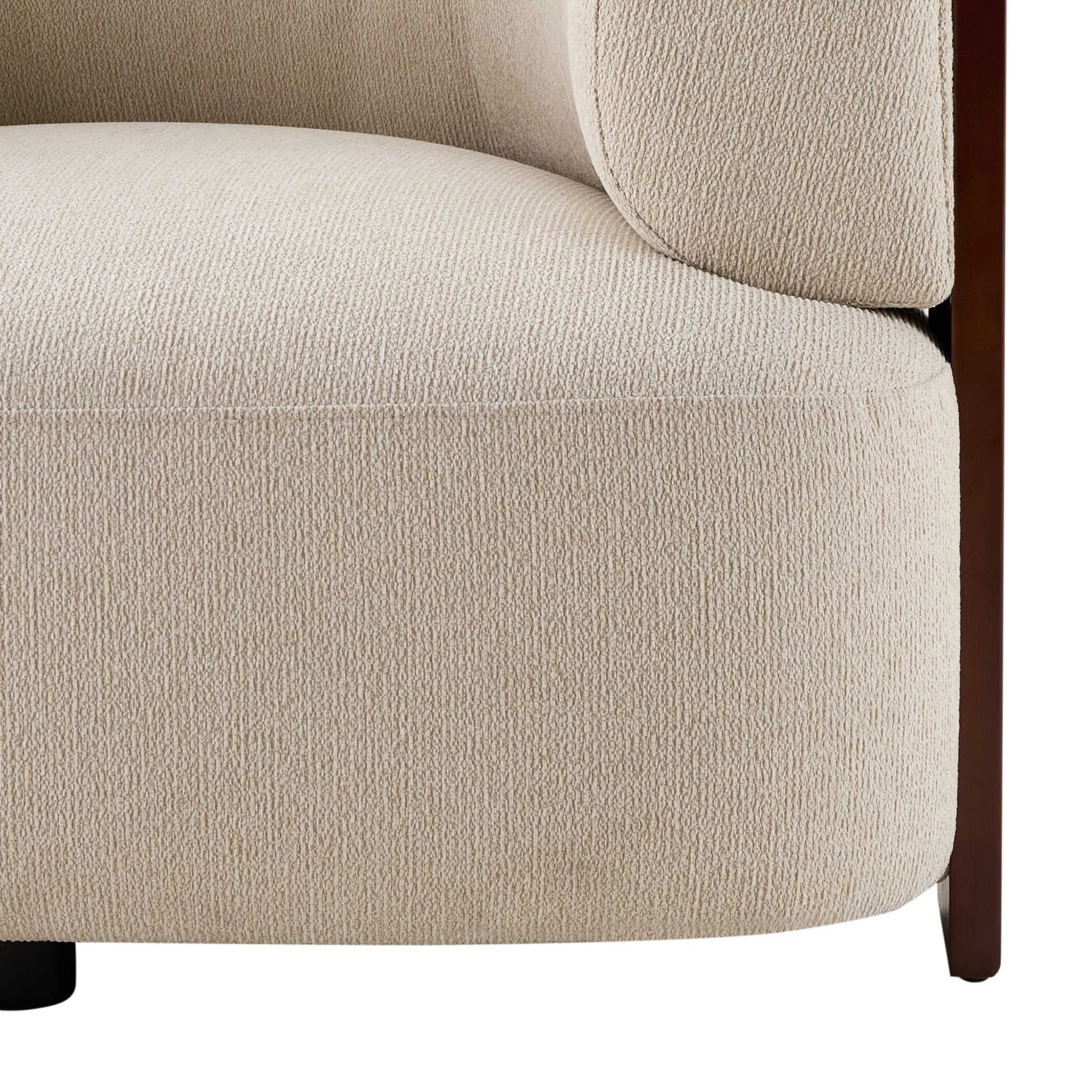 Jemima Accent Chair - Sand Boucle - Image 6