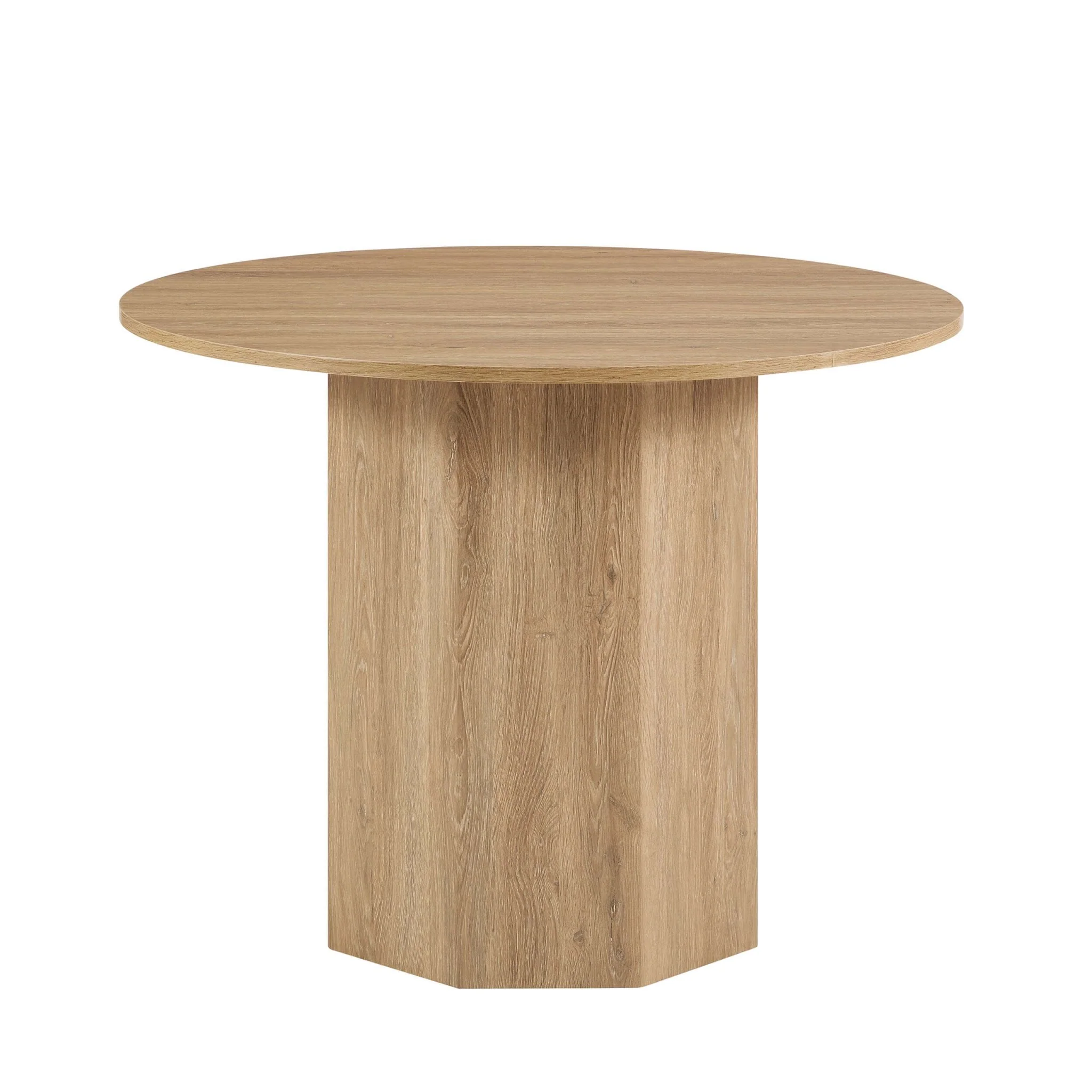 Juliet Round 4 Seater Dining Table - Natural Wood - Image 2