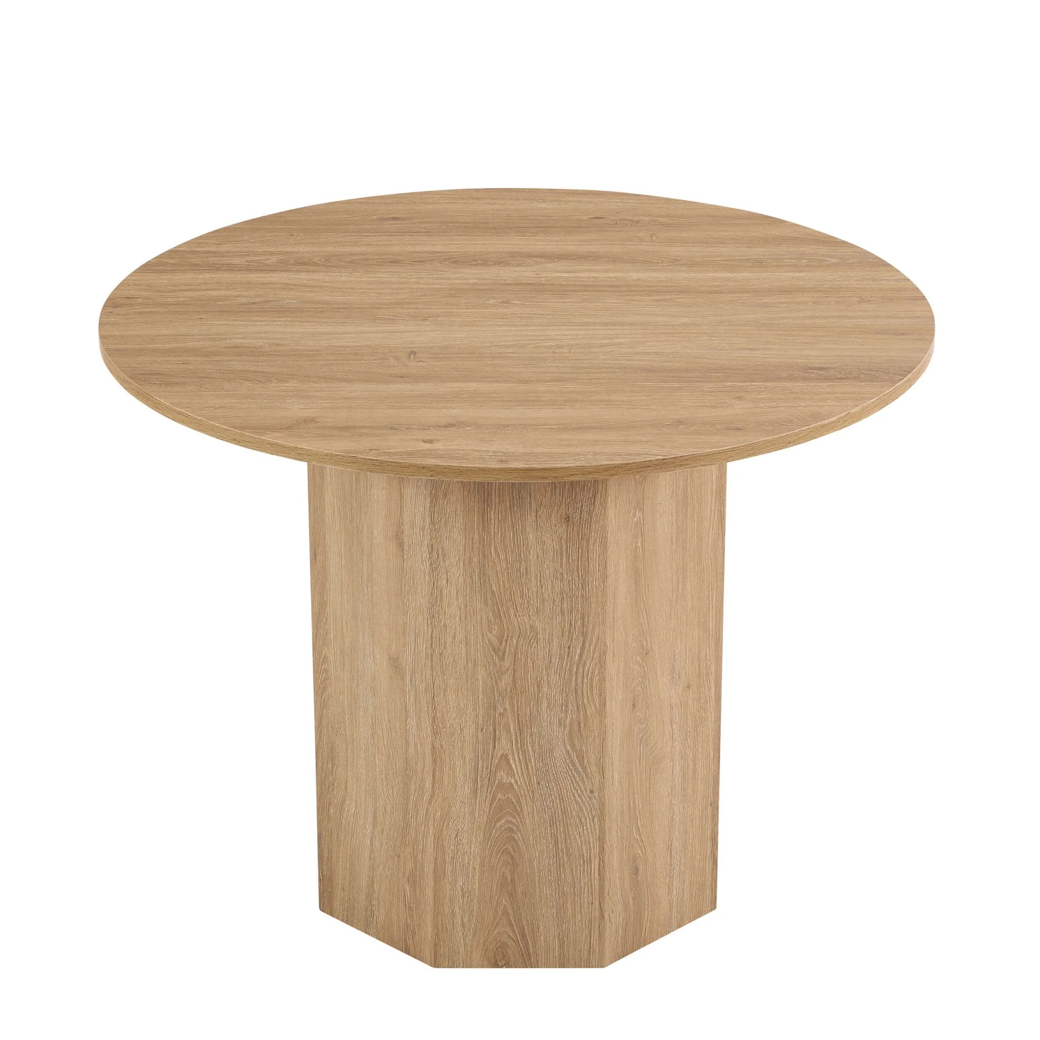 Juliet Round 4 Seater Dining Table - Natural Wood - Image 3