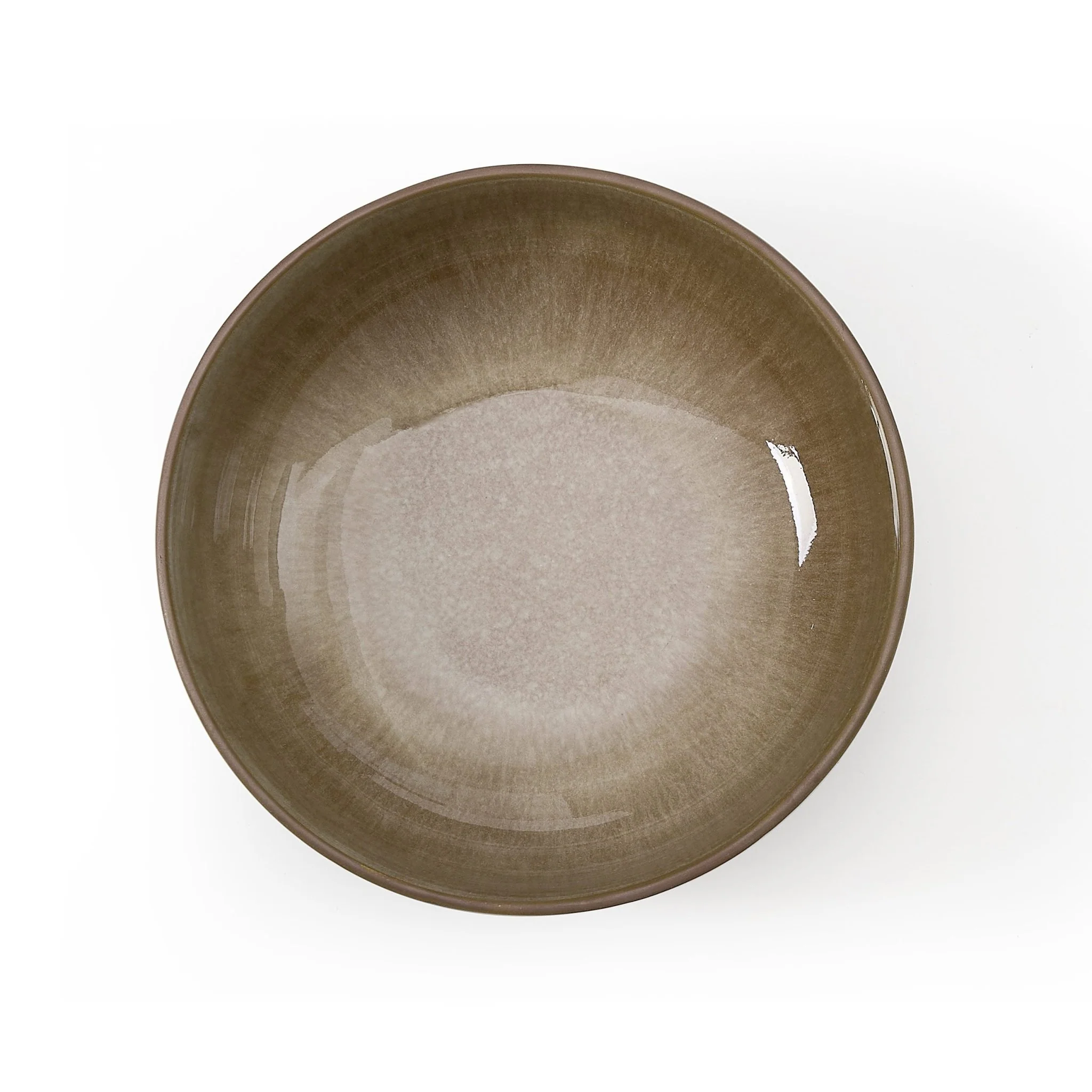 Juniper Reactive Glaze Set of 4 Cereal Bowls - Mocha - Image 5