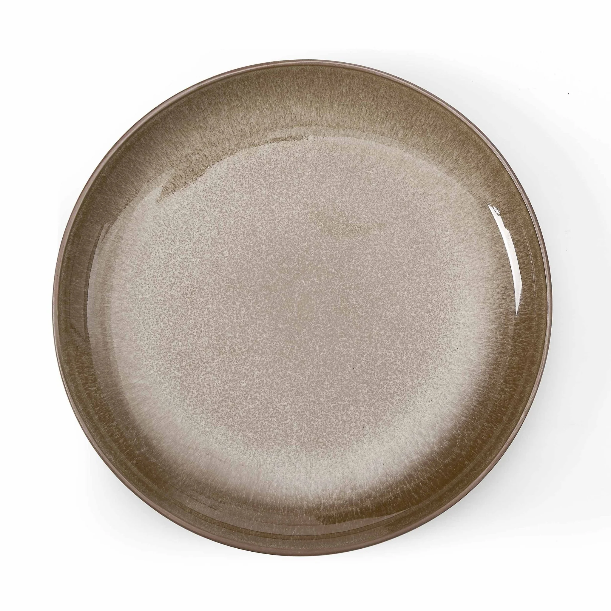 Juniper Reactive Glaze Set of 4 Side Plates - Mocha - Image 4
