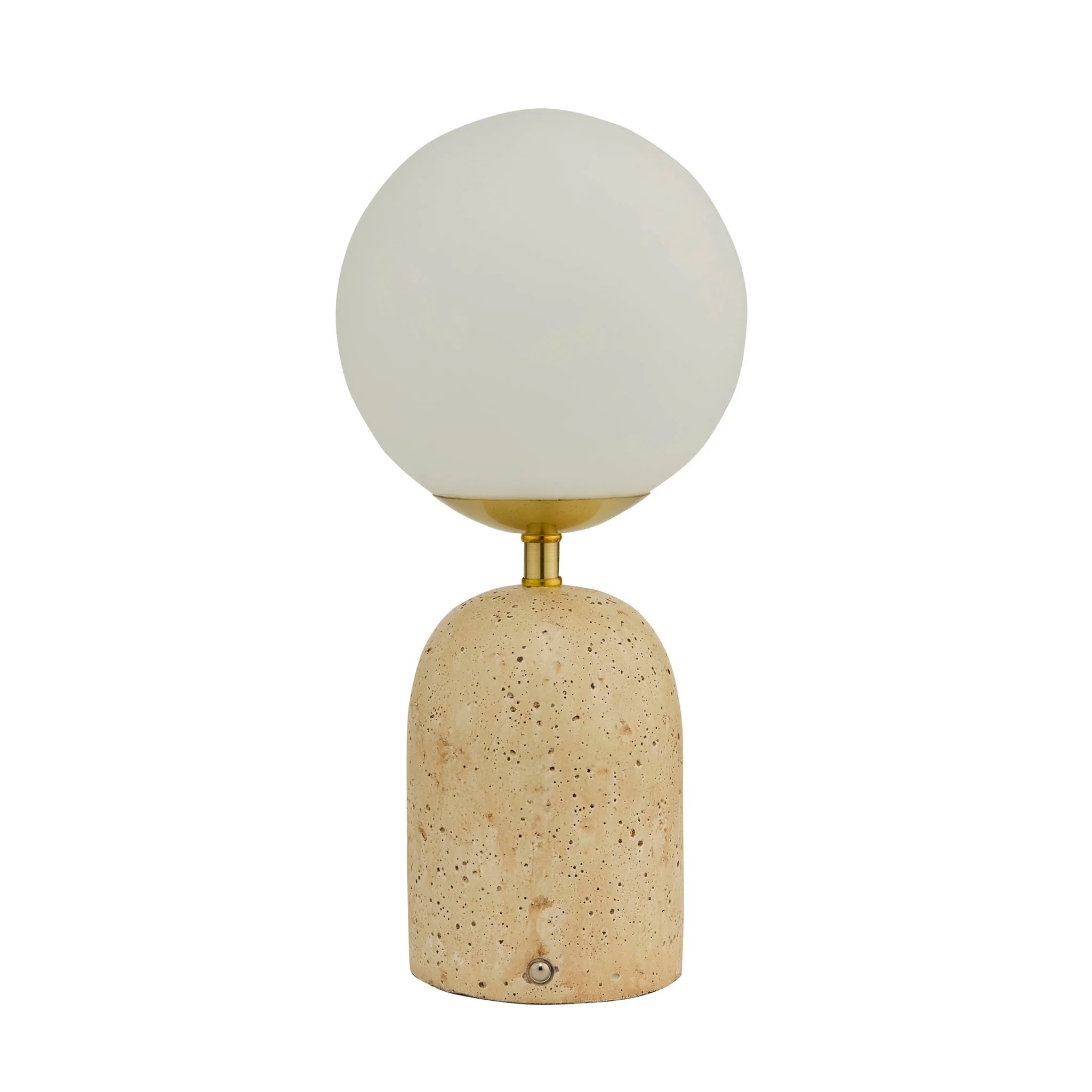 Kai Concrete with Opal Glass Rechargeable Wireless Table Lamp - Natural - Image 5