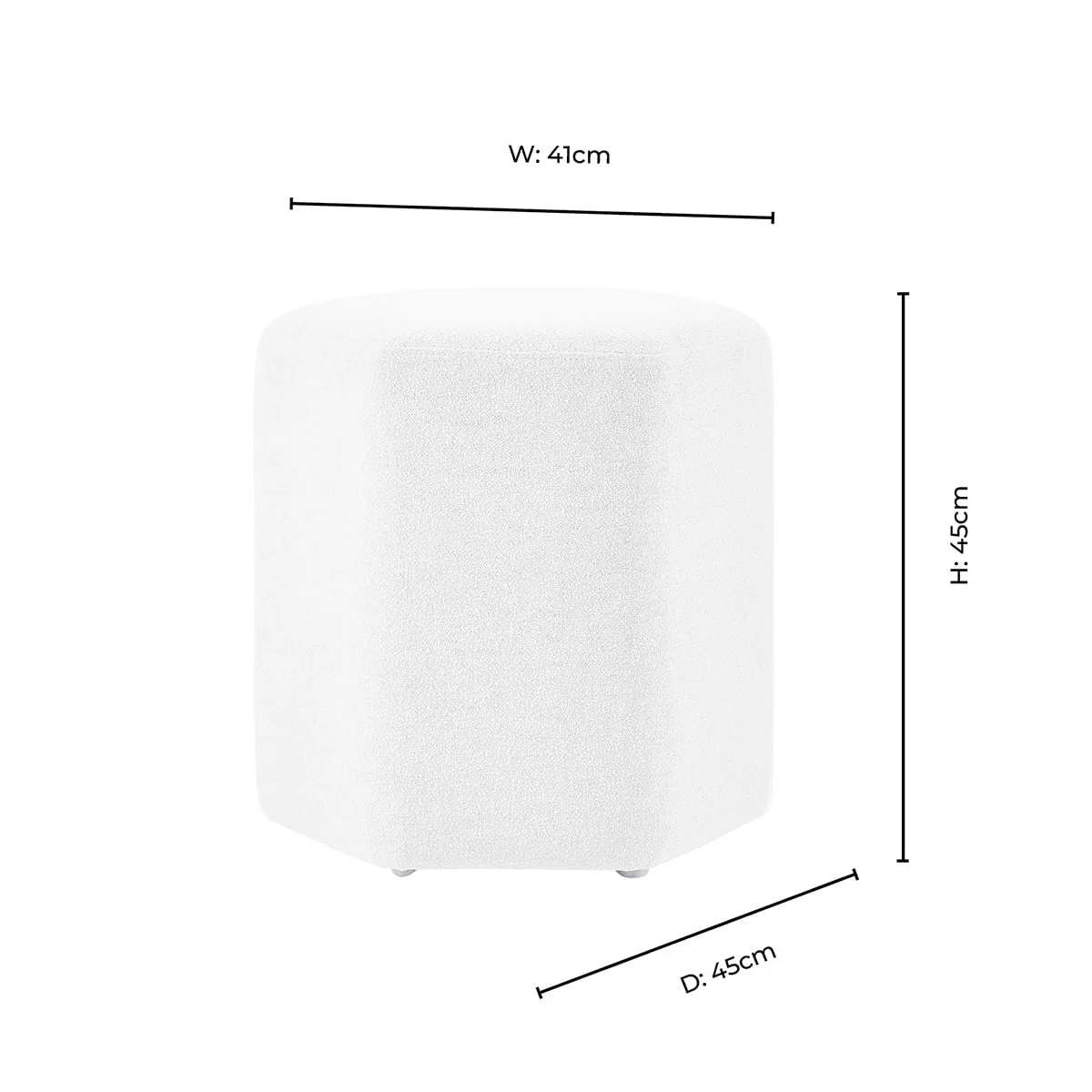 Kirsten Stool - Popcorn Teddy - Image 8