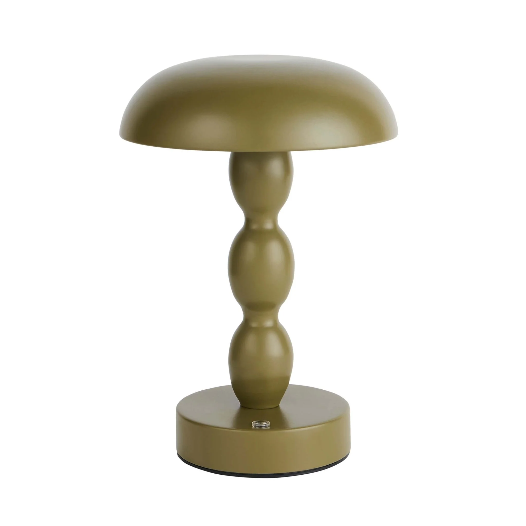 Kirsty Rechargeable Bobbin Table Lamp - Green - Image 3