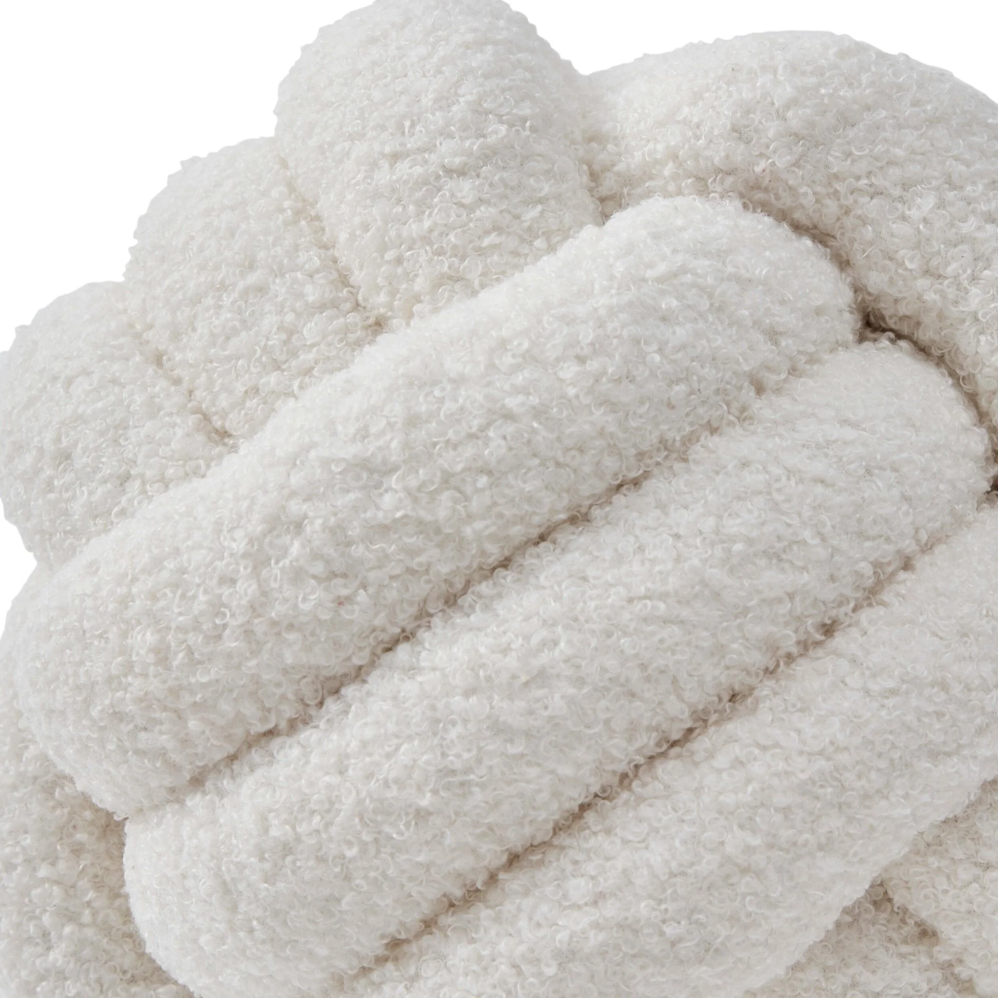 Knot Cushion - Off White - Image 3