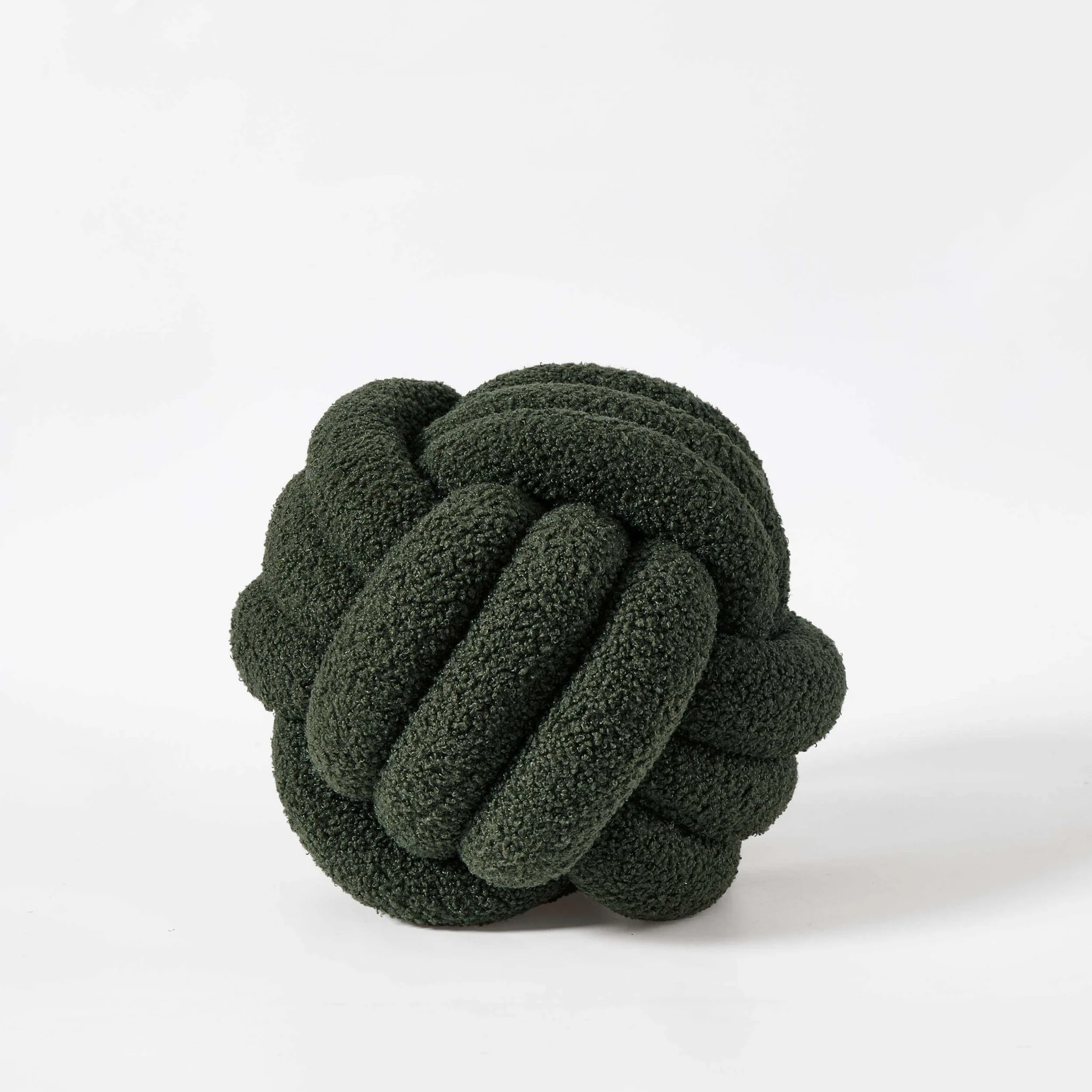Knot Cushion - Forest Green - Image 2