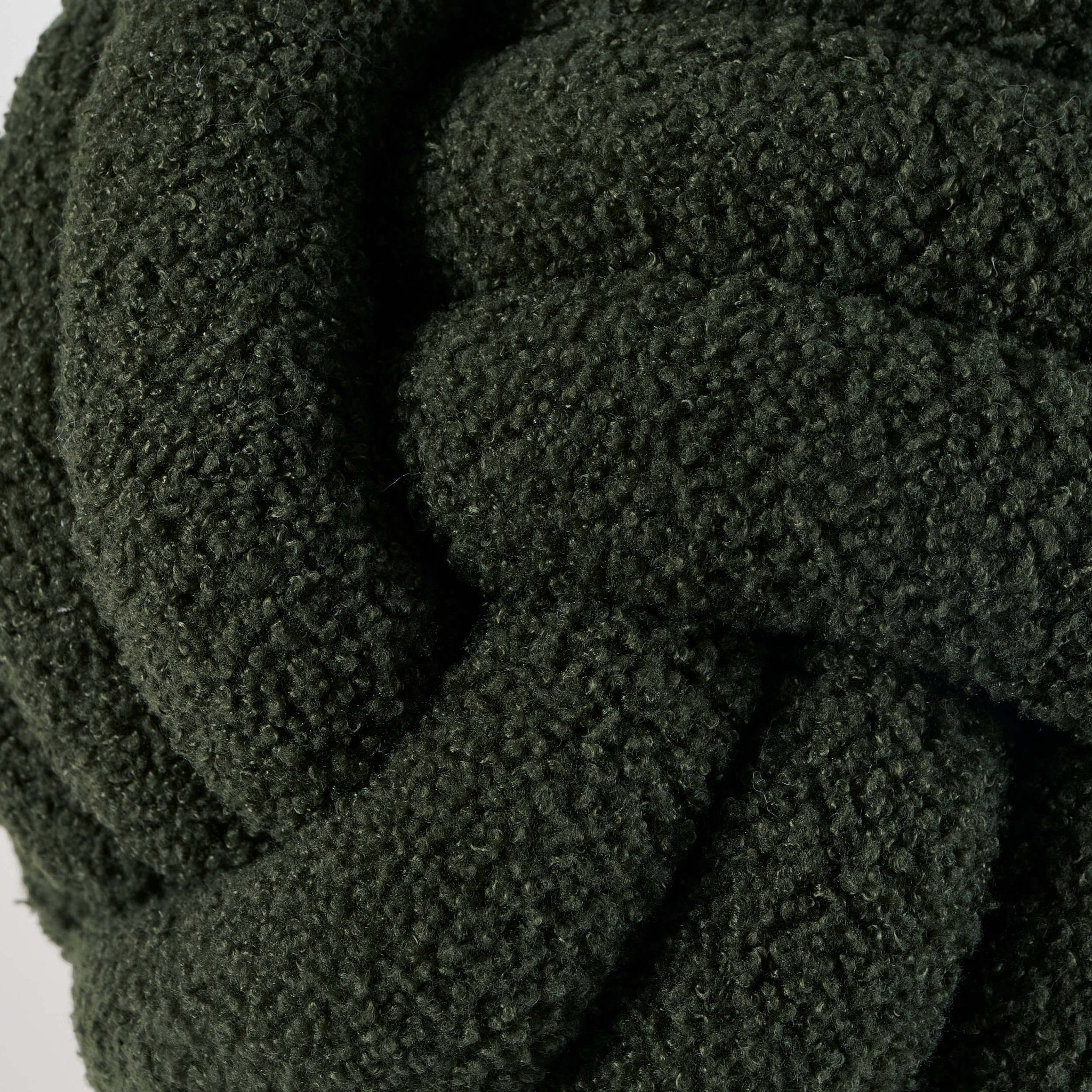 Knot Cushion - Forest Green - Image 3
