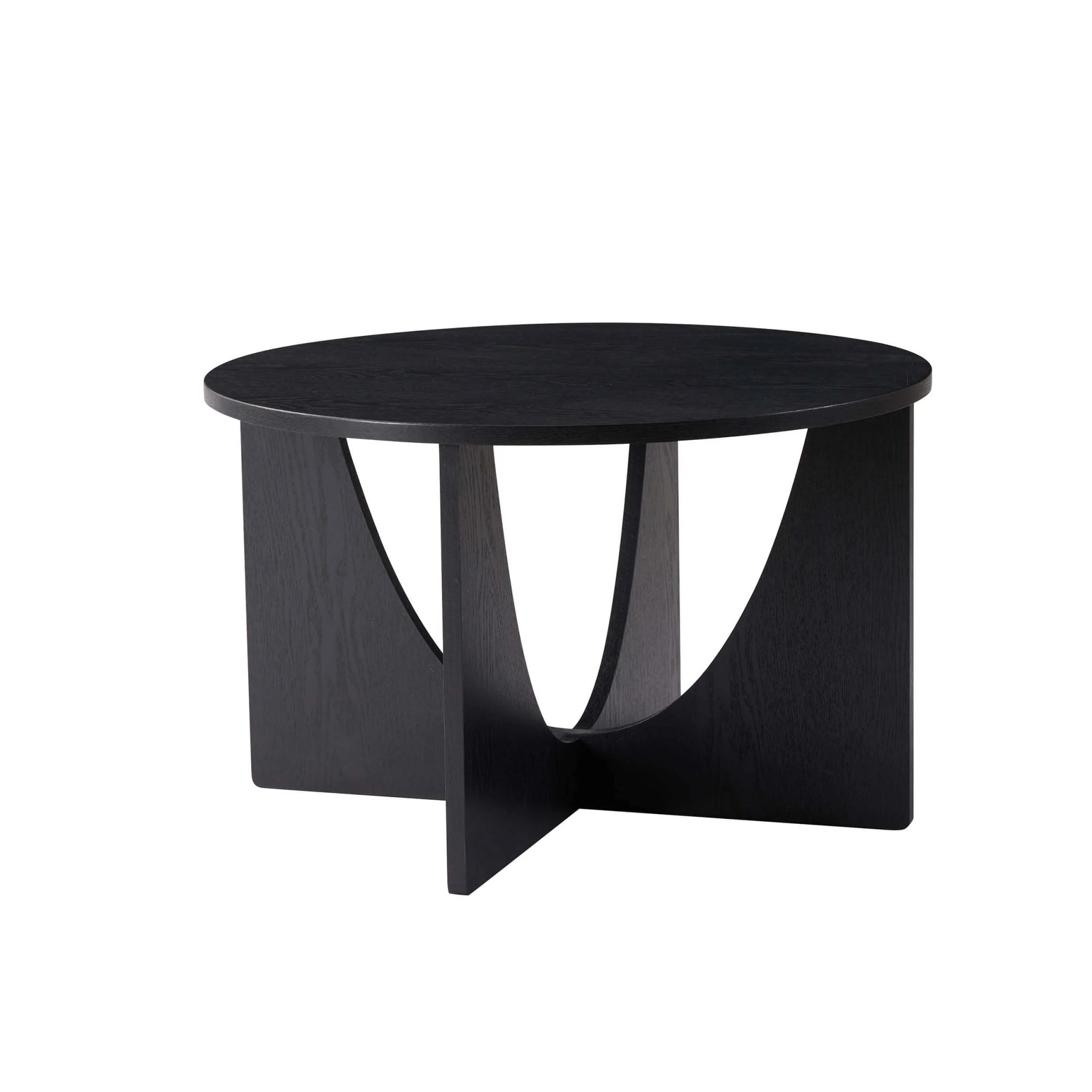 Lana Round Coffee Table - Black - Image 2